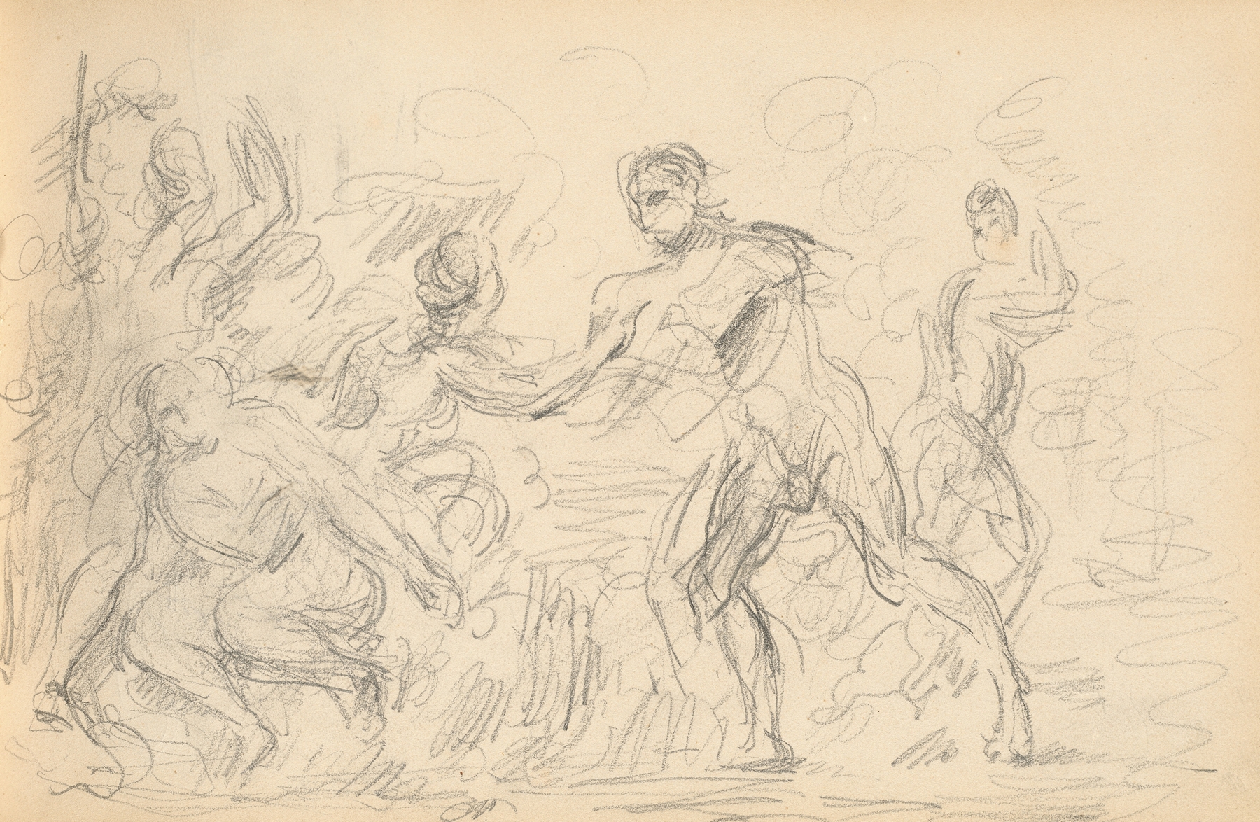 Study for ‘The Judgement of Paris’ or ‘The Amorous Shepherd’ (1883-1886)