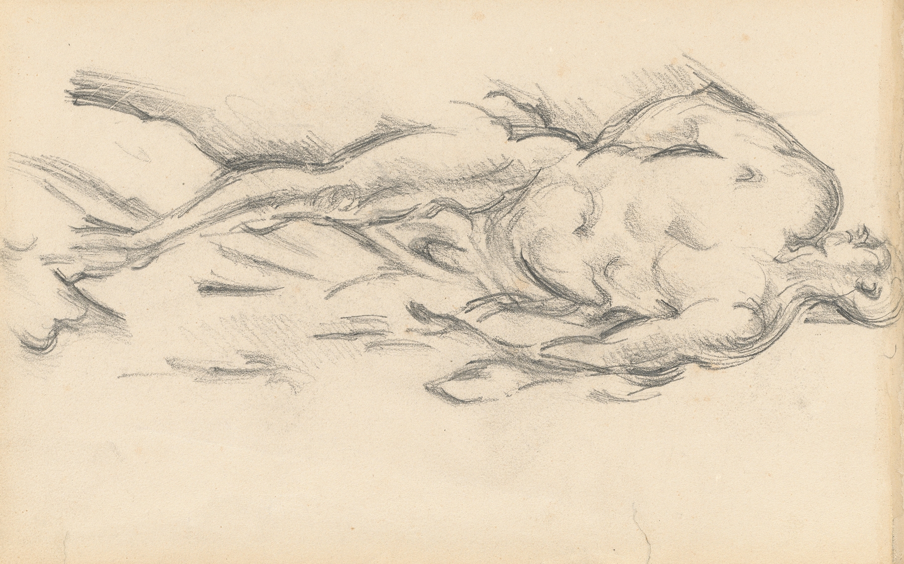 Study of Puget’s ‘Milo of Crotona’ (1895-1898)