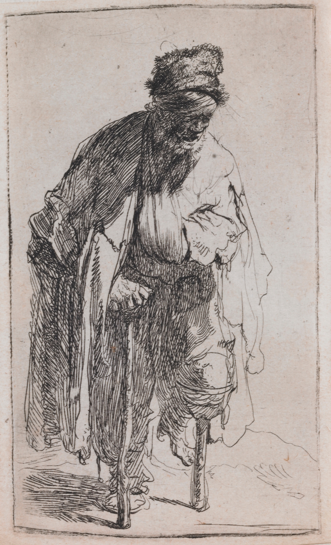 The Beggar with a Wooden Leg (c.1630)