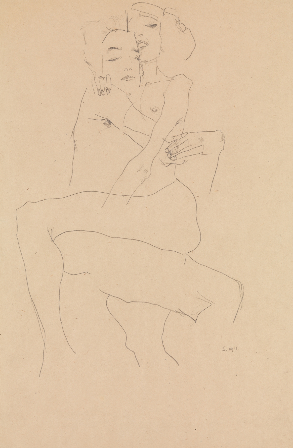 Couple Embracing (1911)