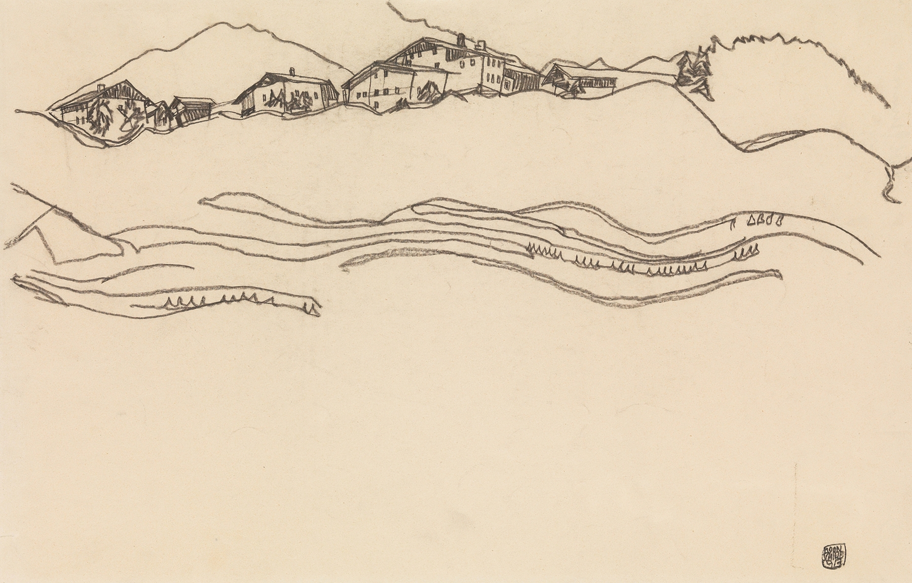 Landscape with Houses (1917)