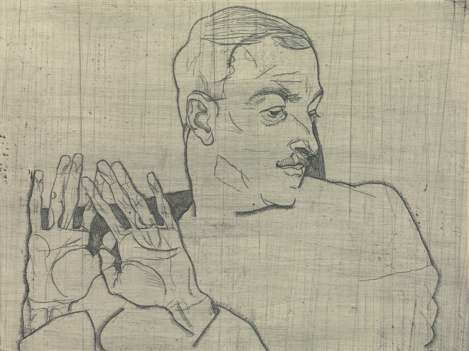 Portrait of Arthur Roessler (1914)