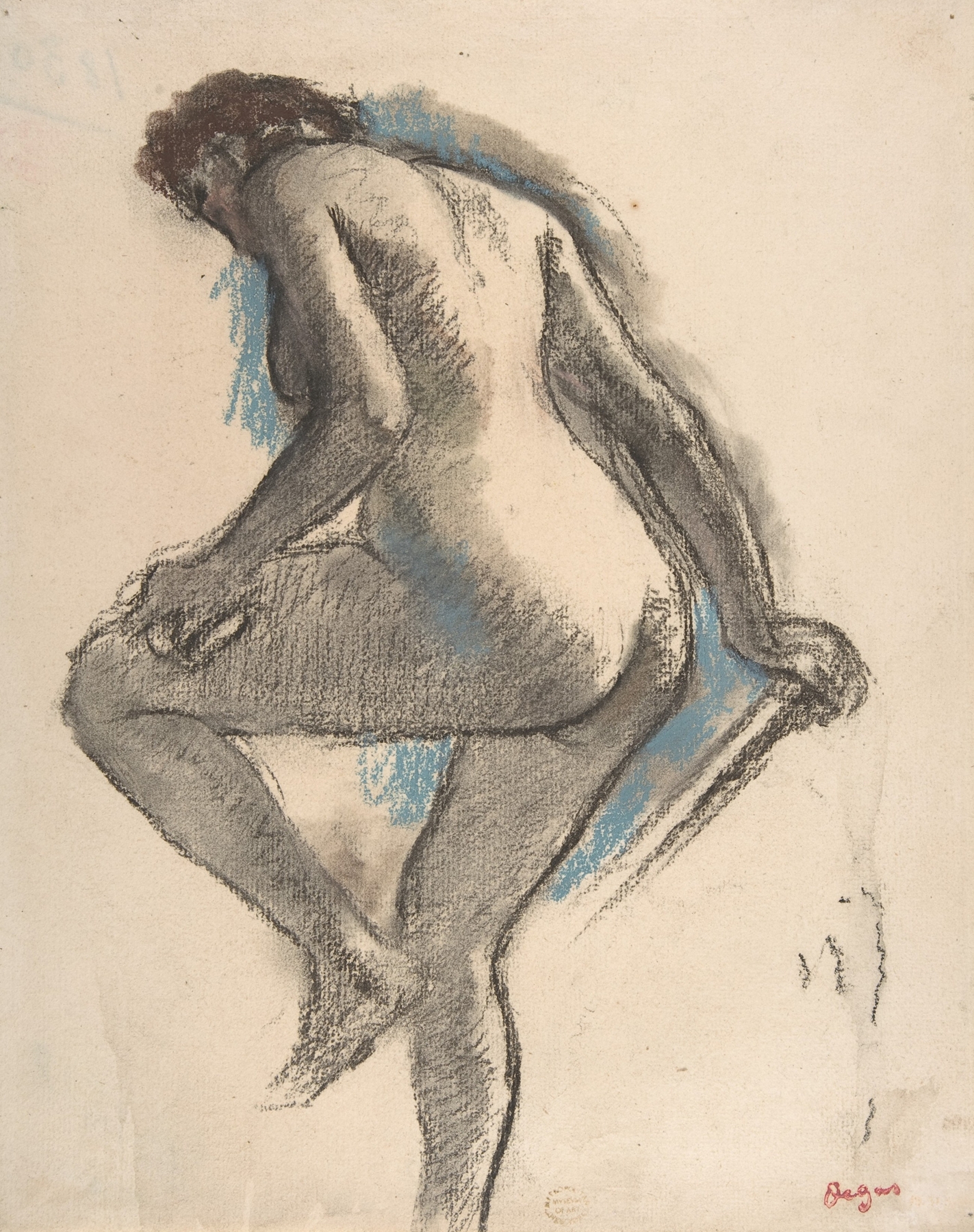 Bather Sponging Her Knee (ca. 1883–84)