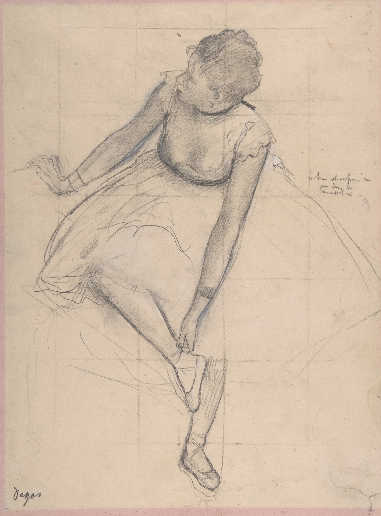 Dancer Adjusting Her Slipper (1873)