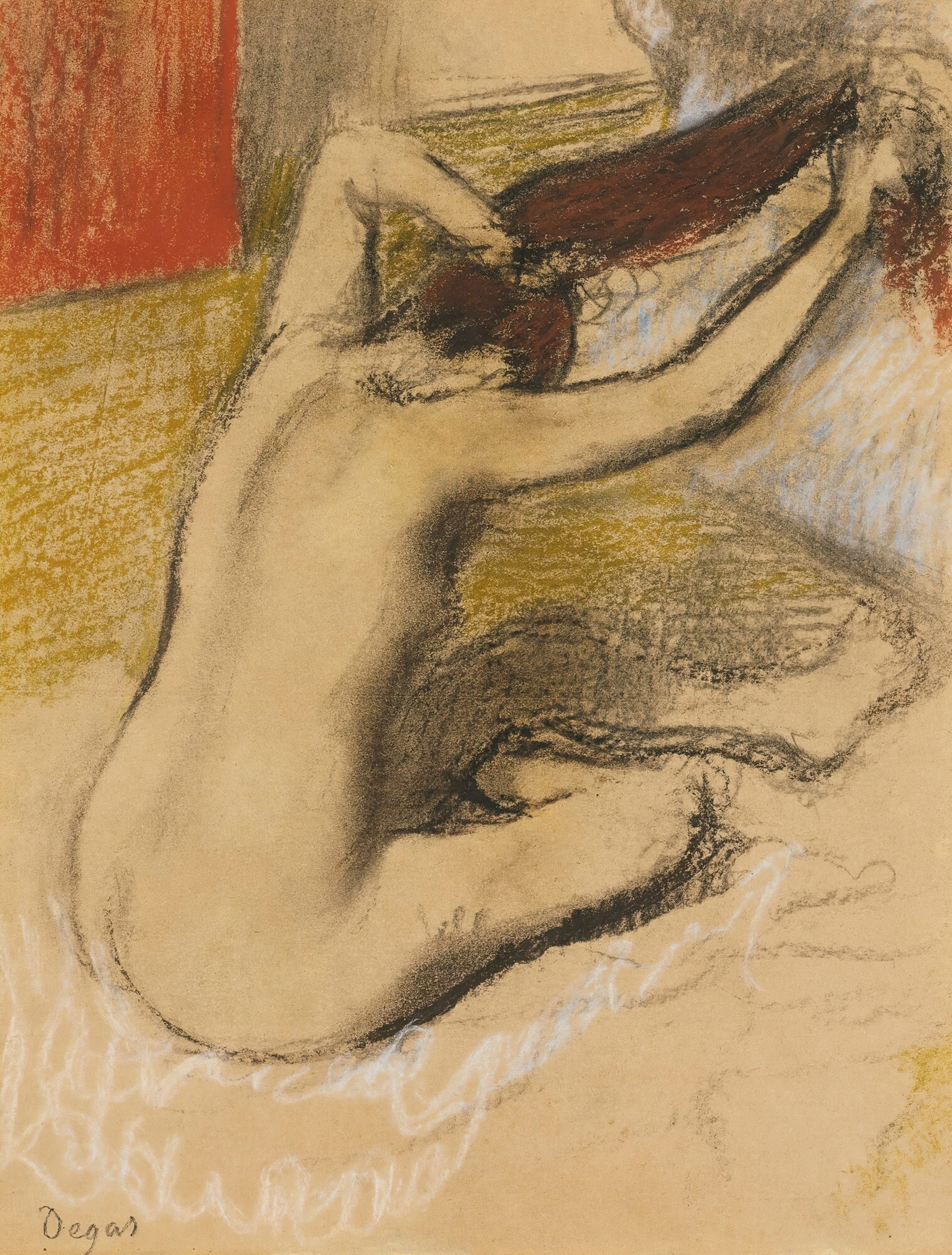 Femme Se Peignant (1889-92)