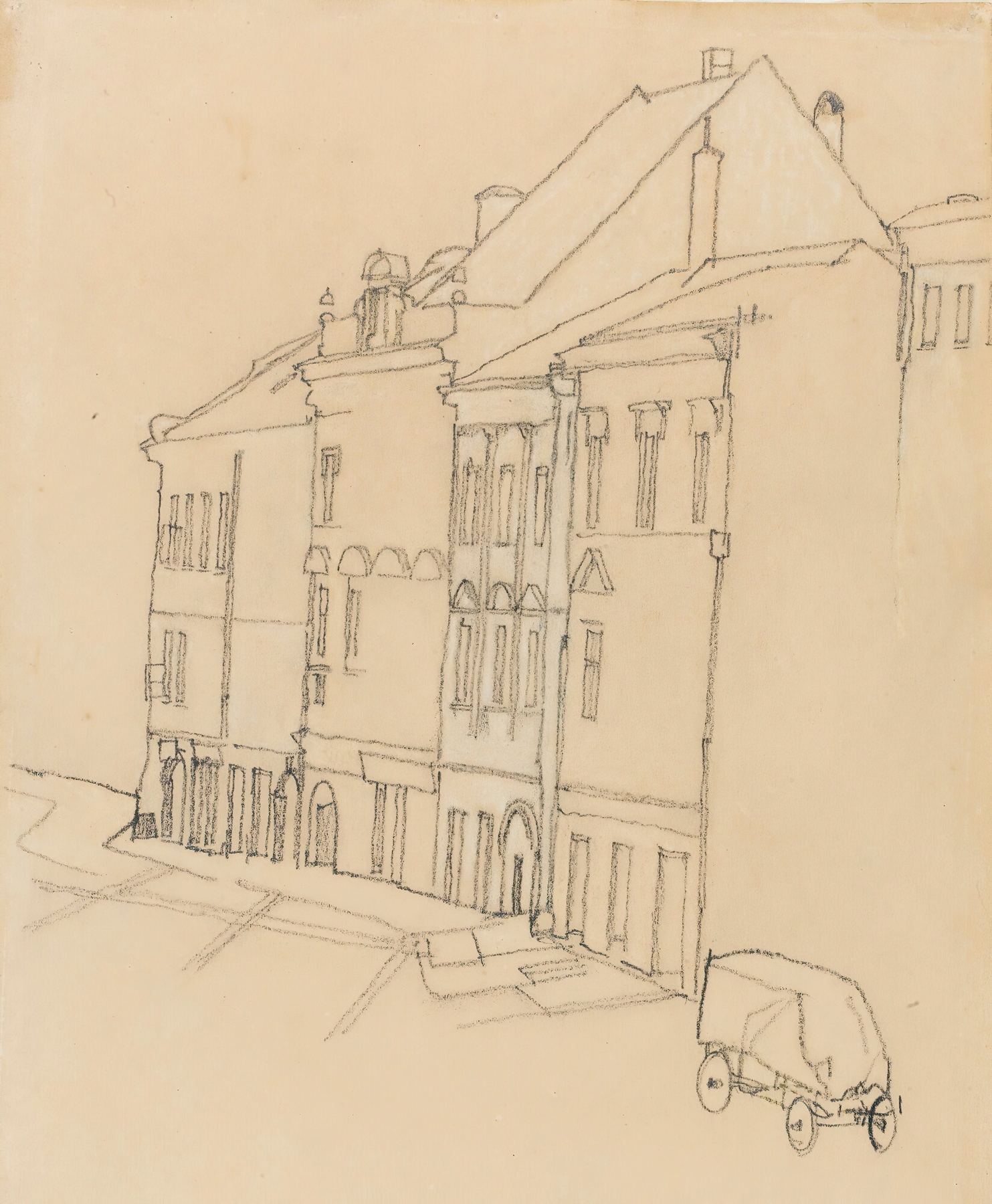 HÄUSER IN KRUMAU (HOUSES IN KRUMAU) (1918)