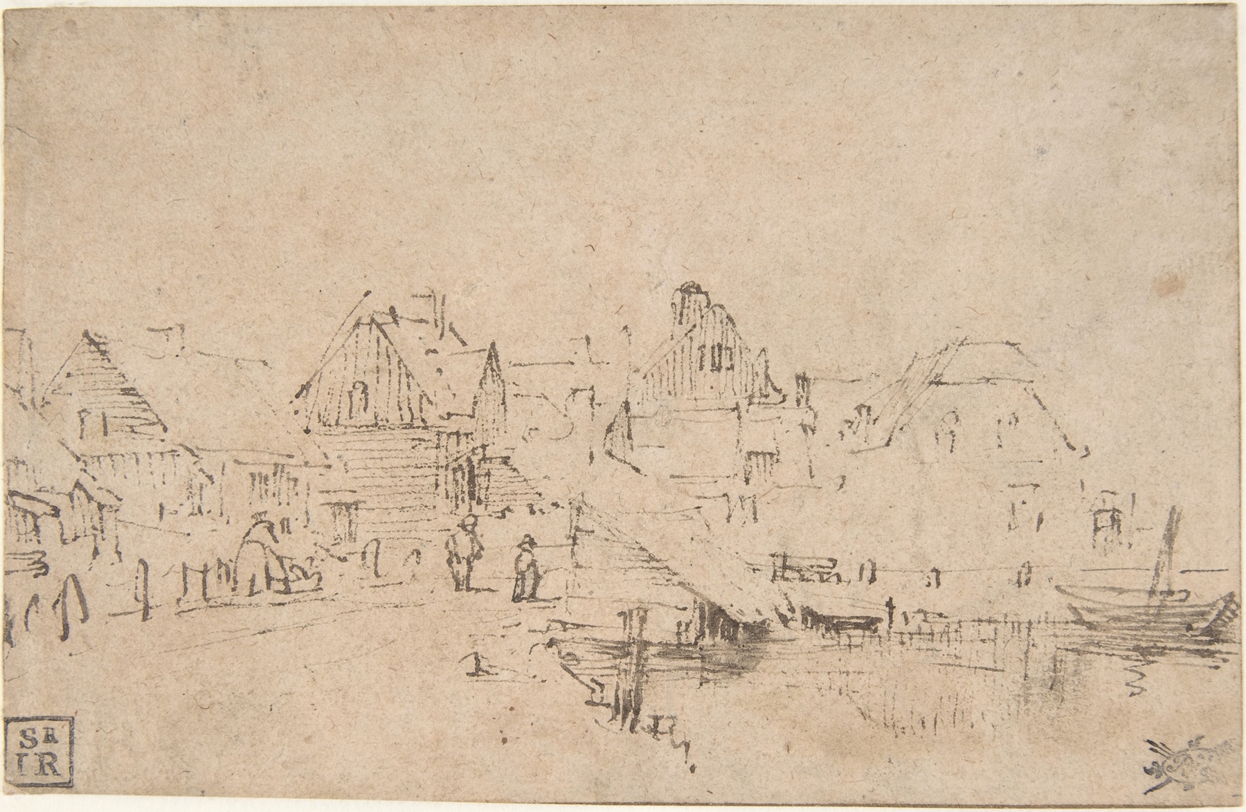 Houses by the Water (ca. 1652)