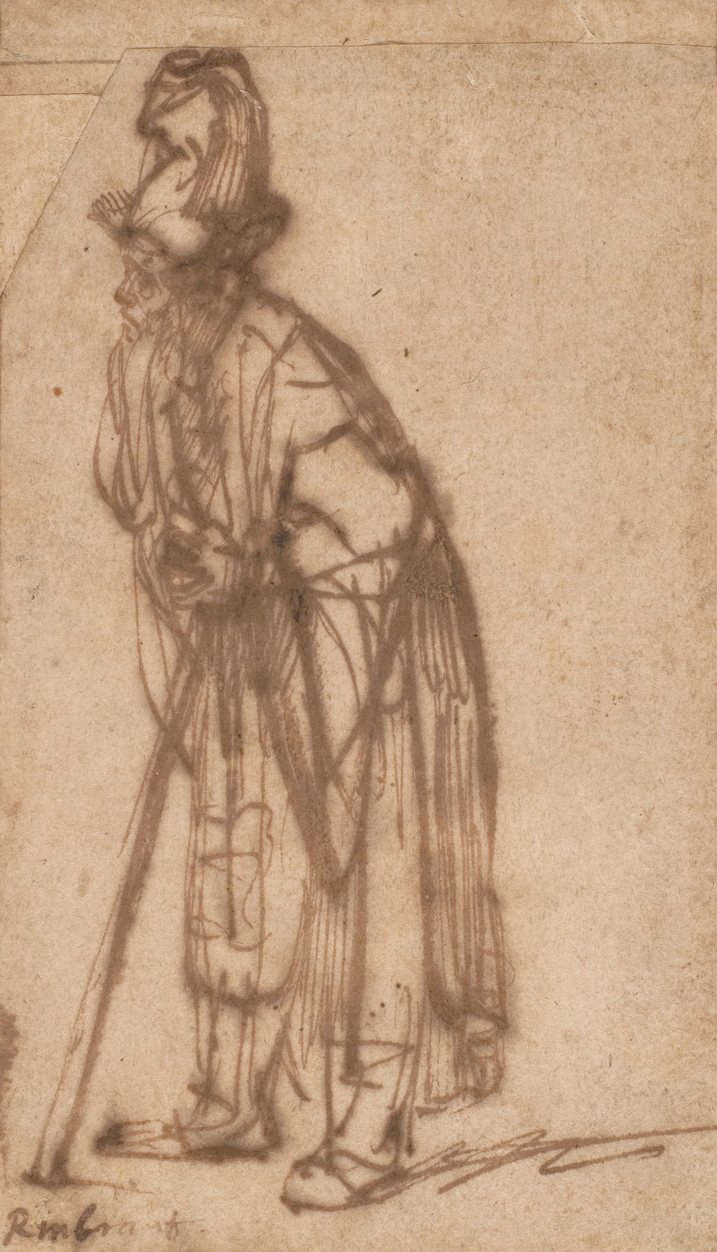 Old Man Leaning on a Stick (1632–35)