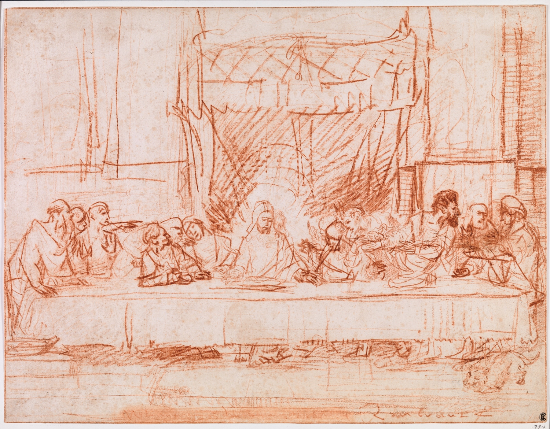 The Last Supper, after Leonardo da Vinci (1634–35)