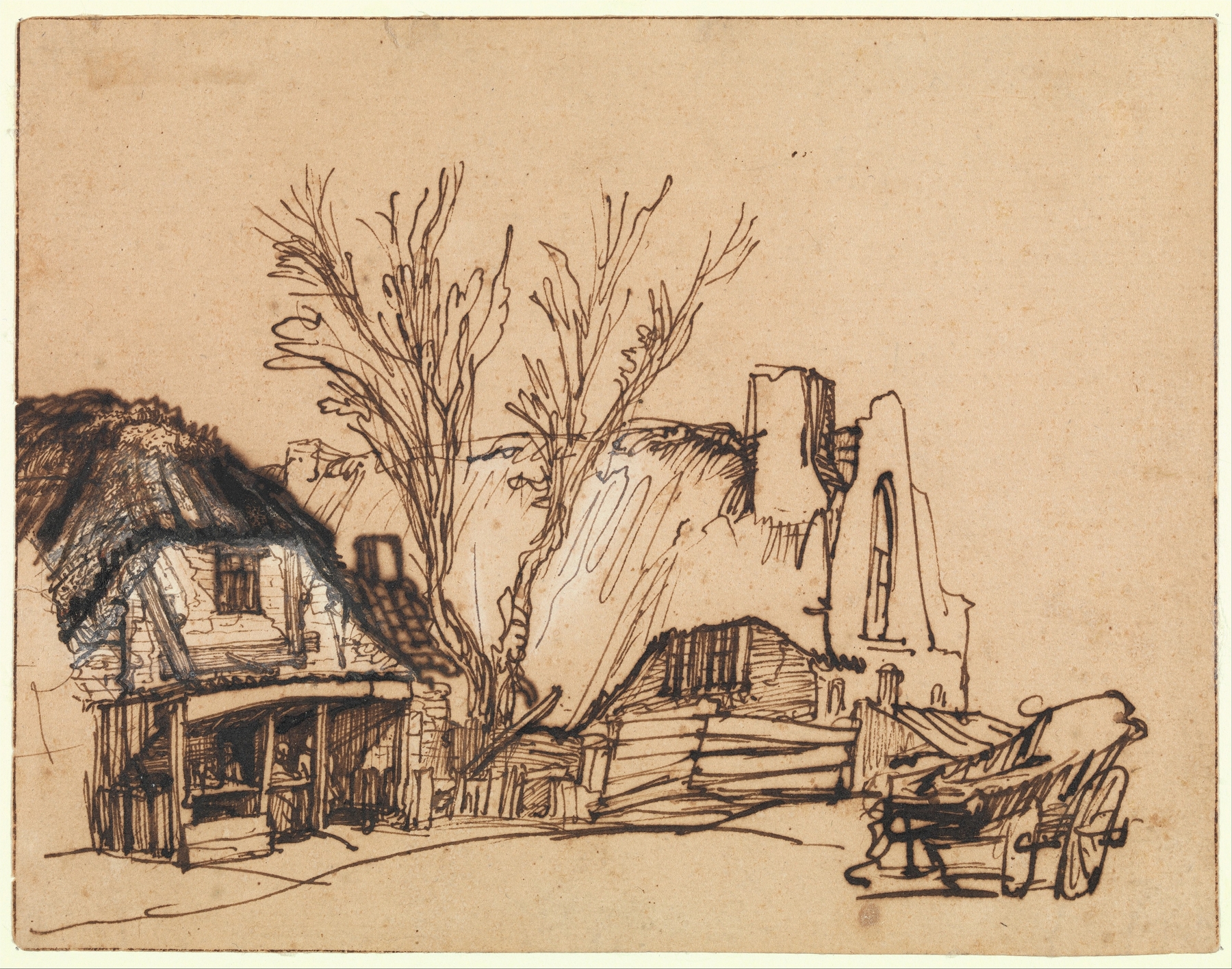 Two Cottages (ca. 1636)