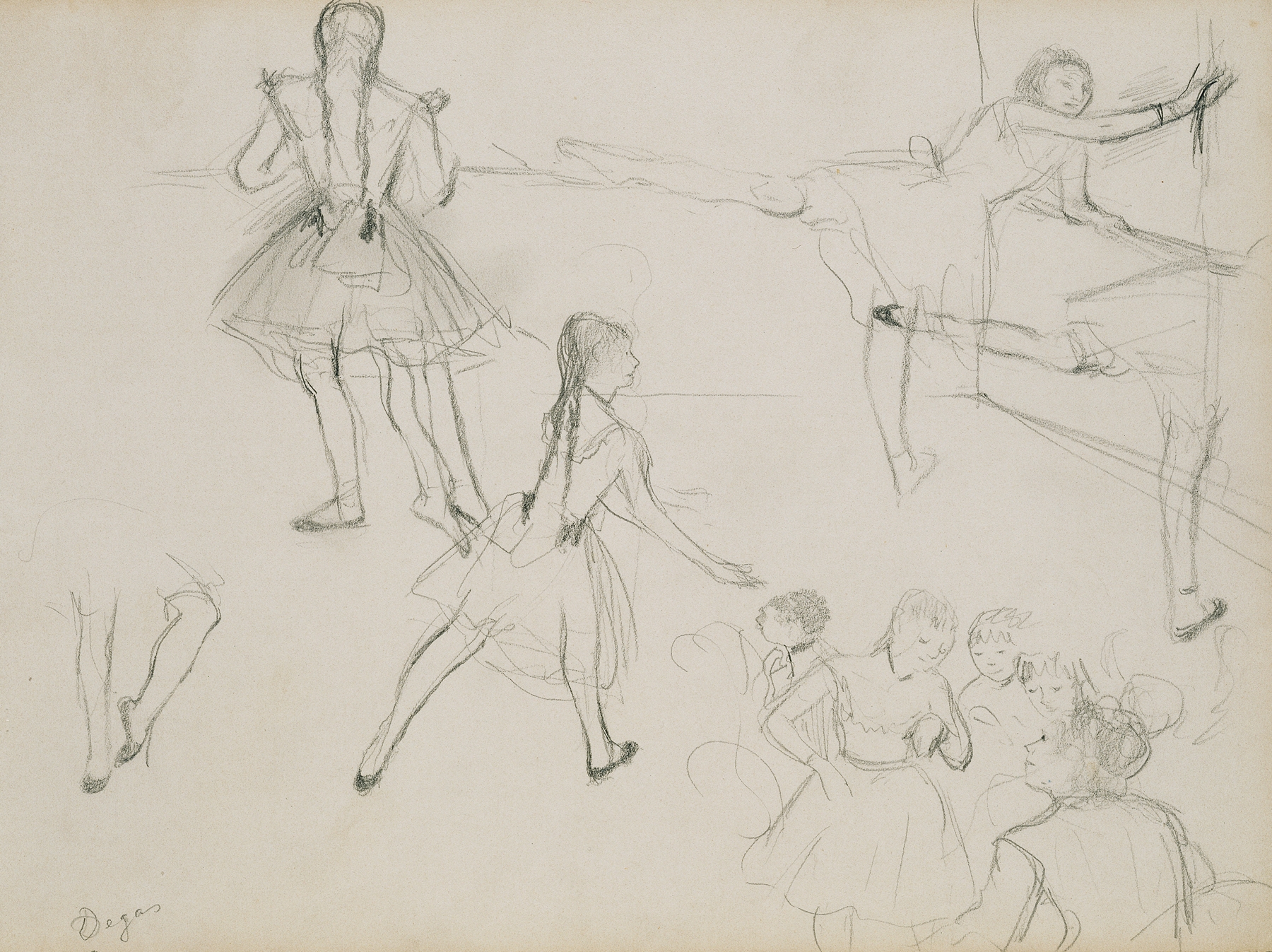 Ballet Dancers Rehearsing (1877)