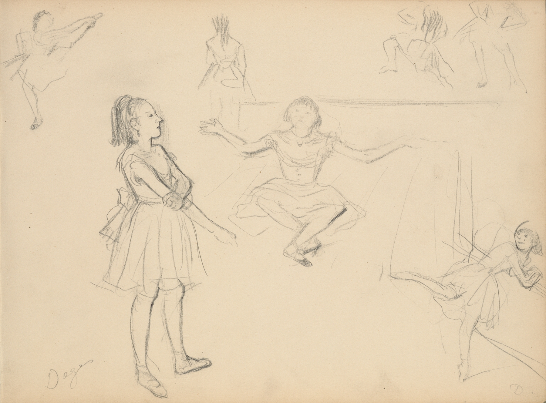 Ballet Dancers Rehearsing (1877)