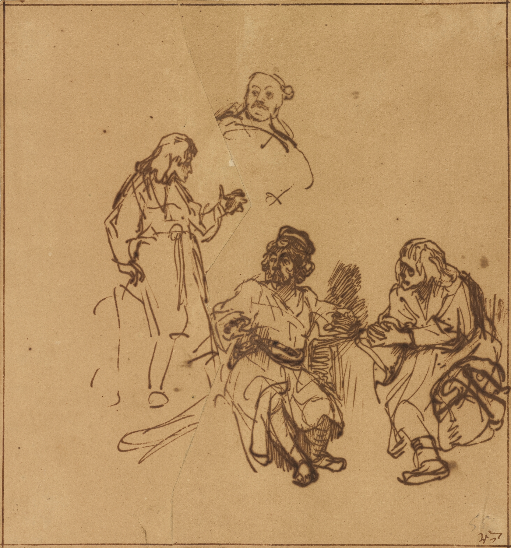 Joseph in Prison Interpreting the Dreams of Pharoah’s Baker and Butler (1639)