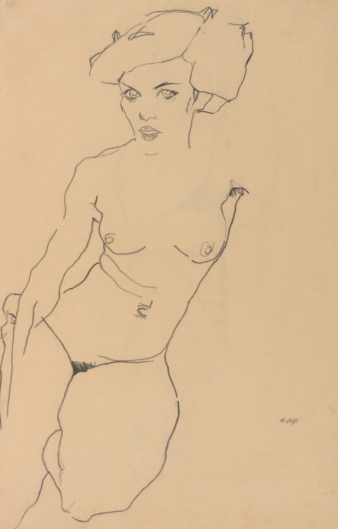 Kneeling Female Nude (1911)