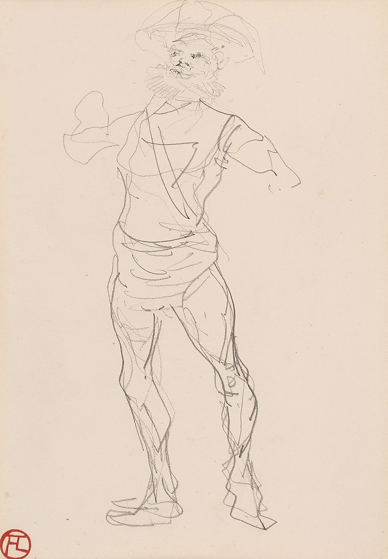 Homme debout (circa 1879-1881)
