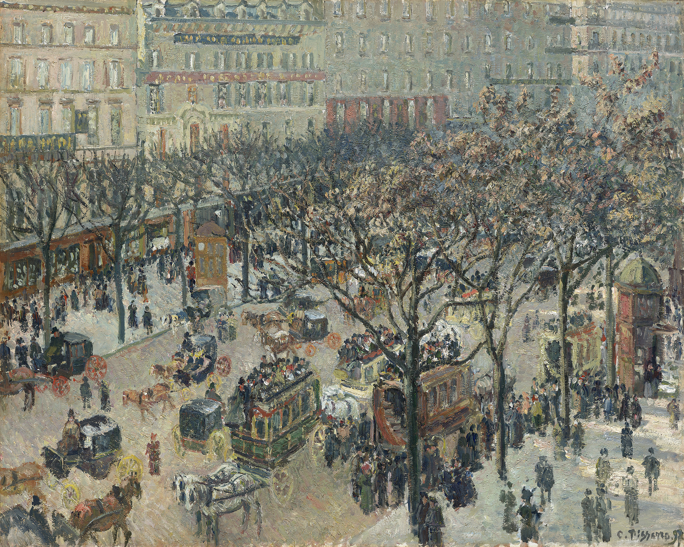 Boulevard des Italiens,Morning_Sunlight (1897)