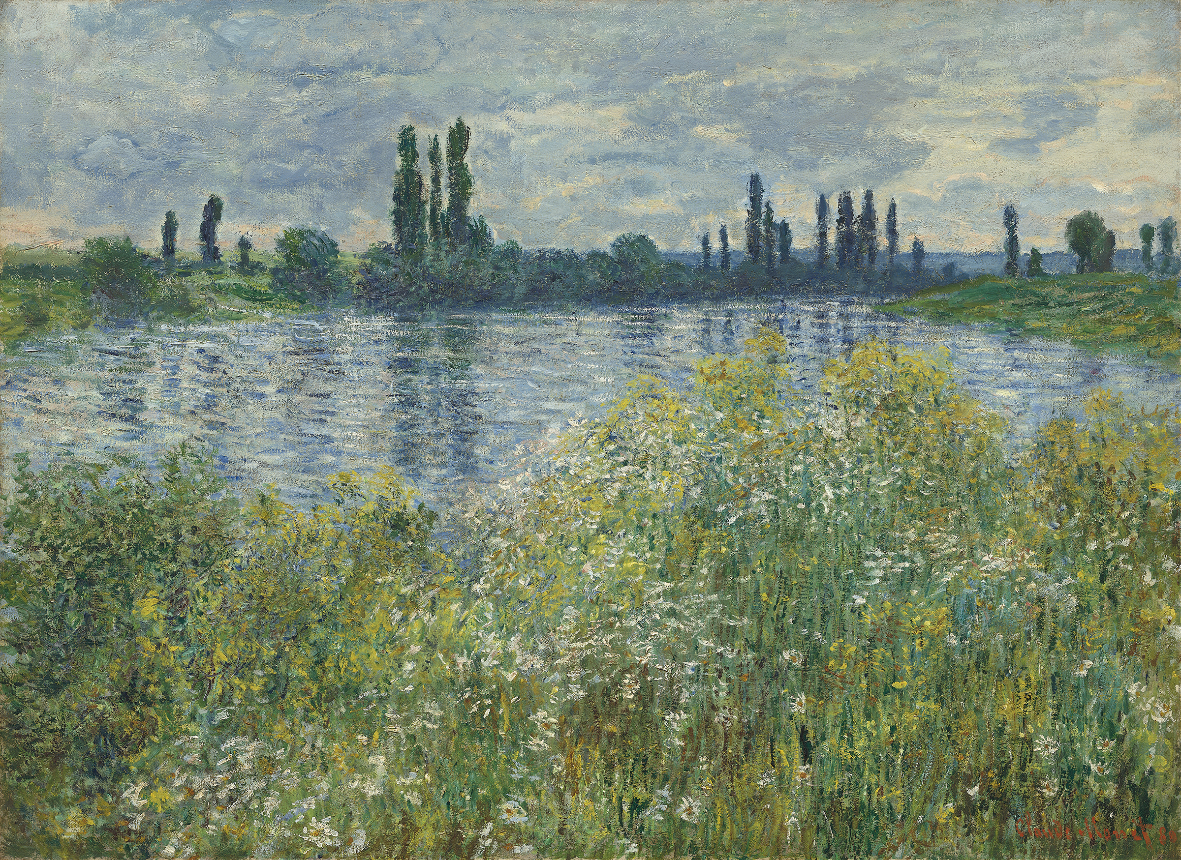 Banks of the Seine,Vétheuil (1880)