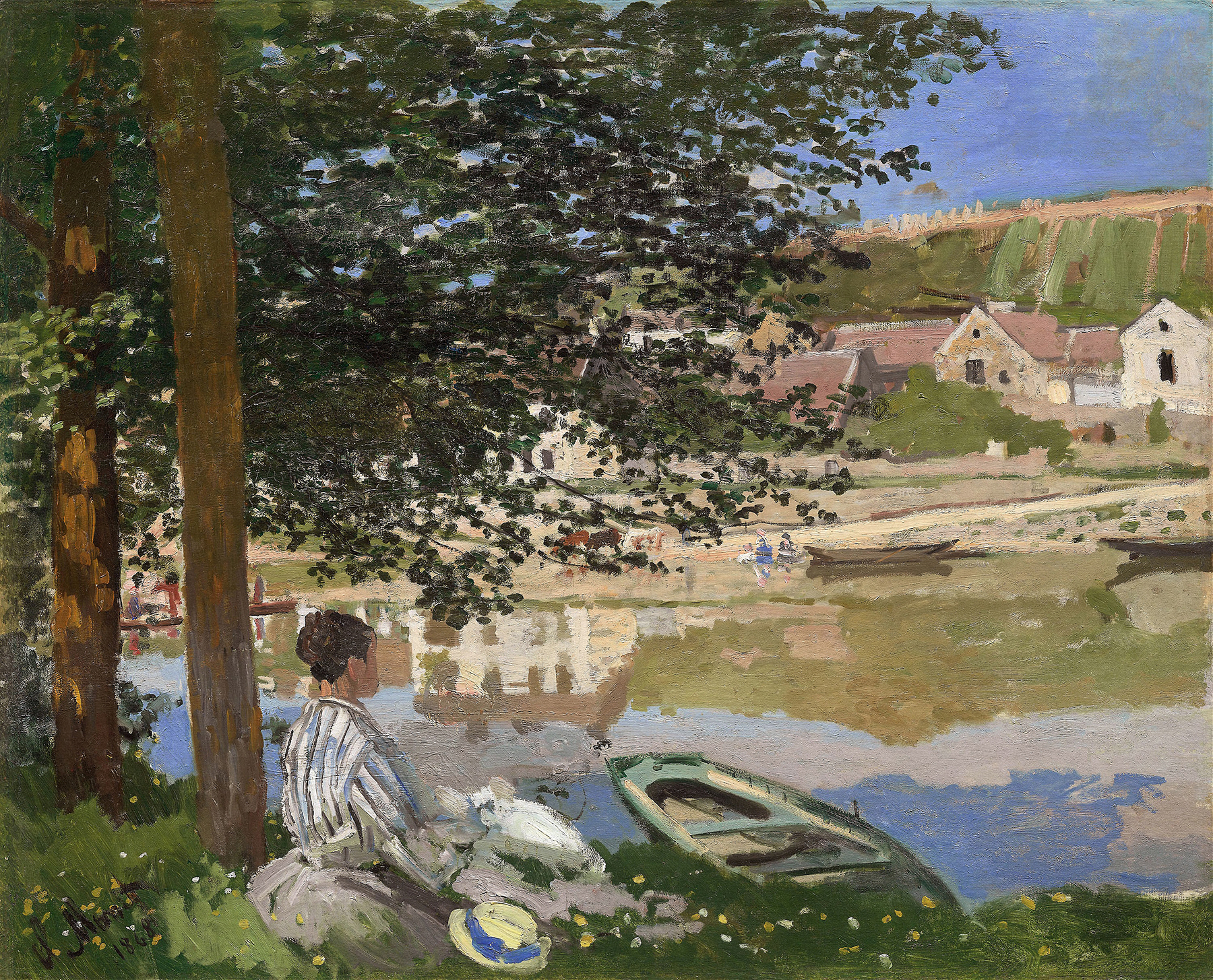 On the Bank of the Seine, Bennecourt (1868)