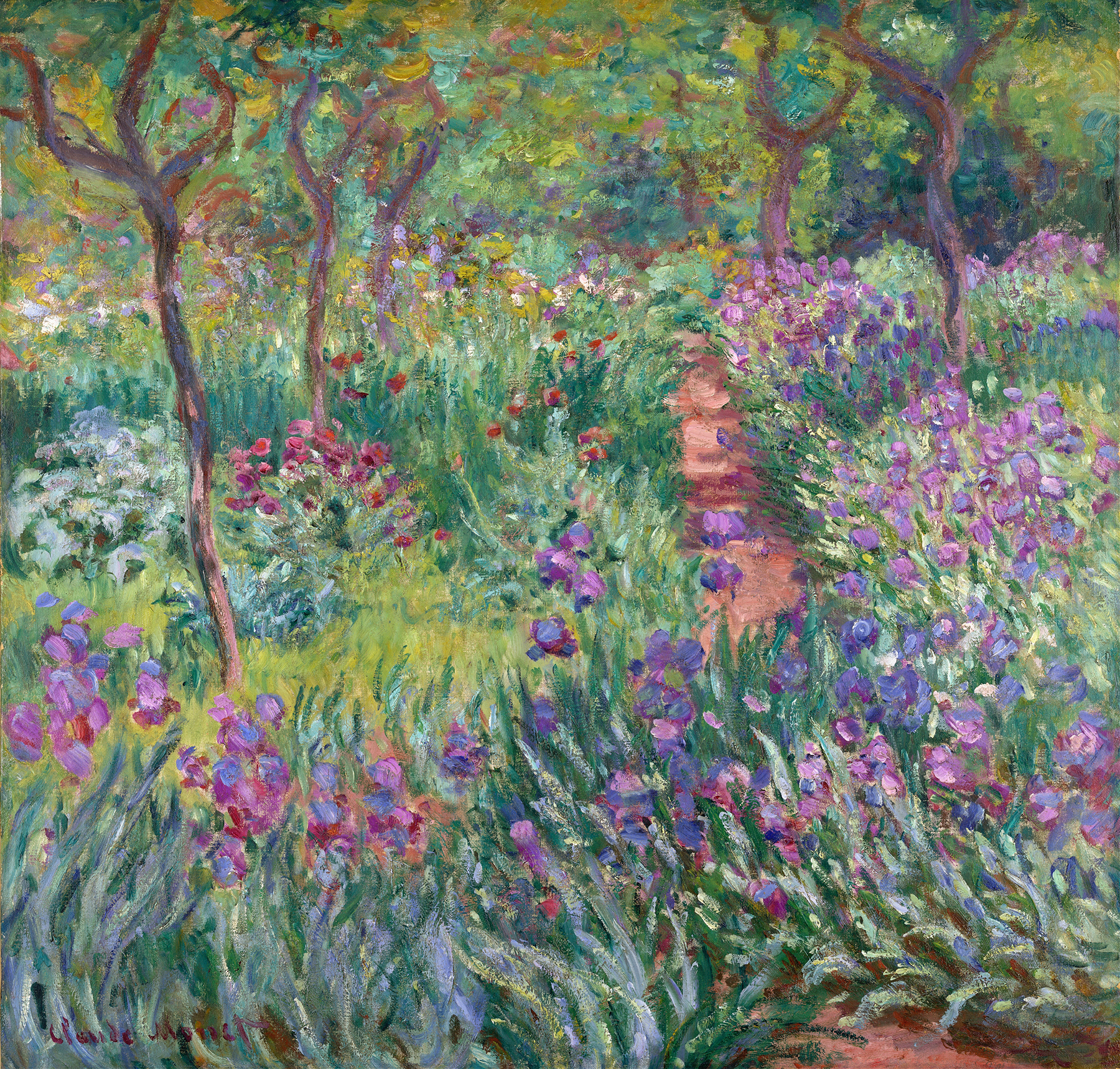 The Artist’s Garden in Giverny (1900)