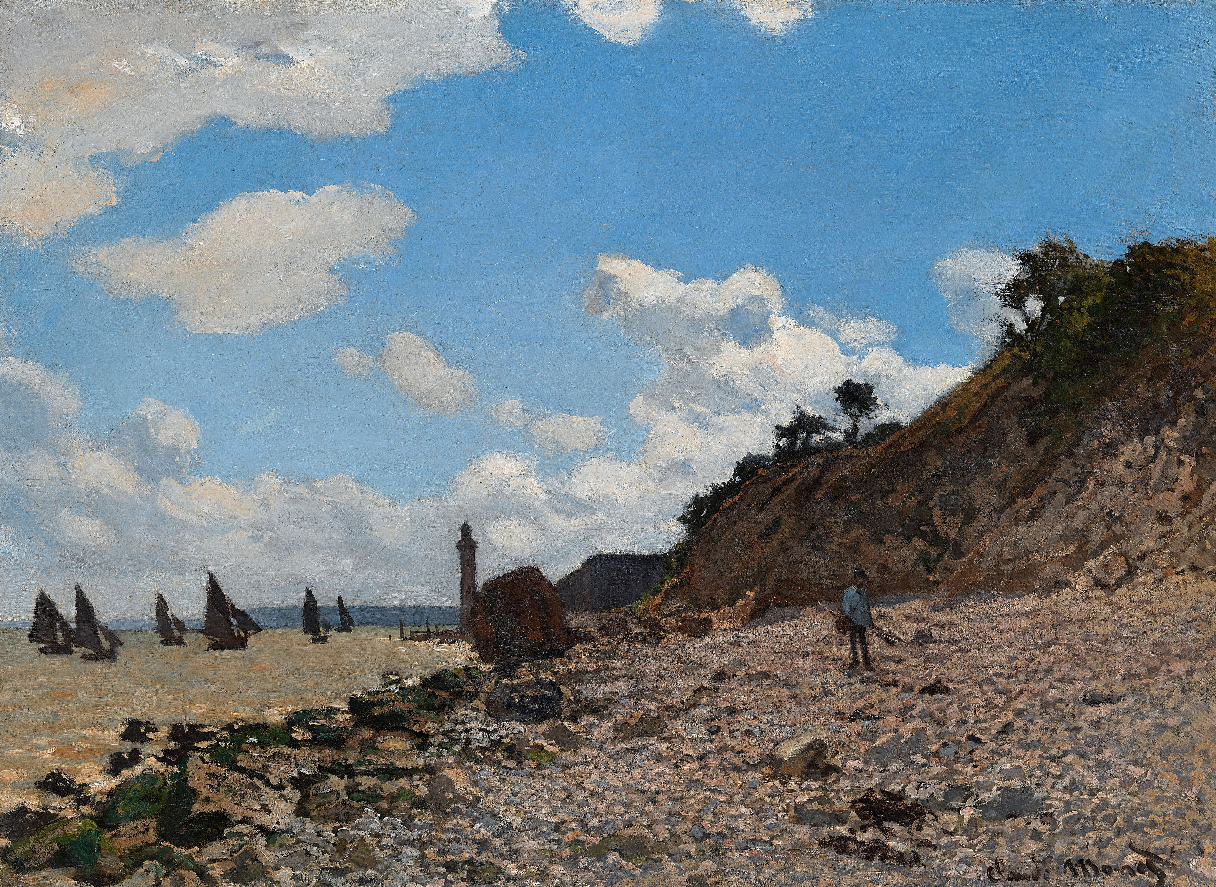 The Beach at Honfleur (1864-1866)