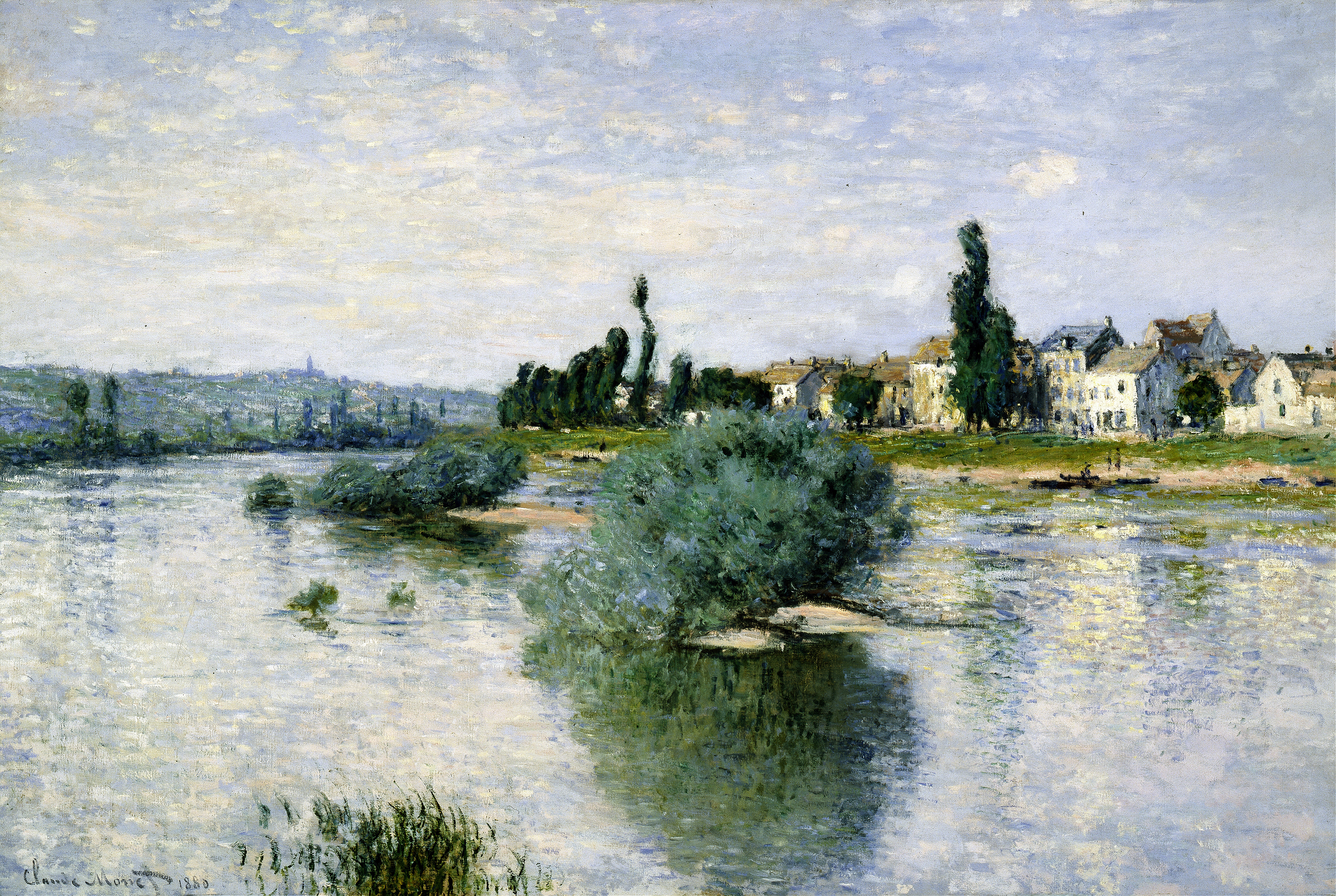 The Seine at Lavacourt (1880)