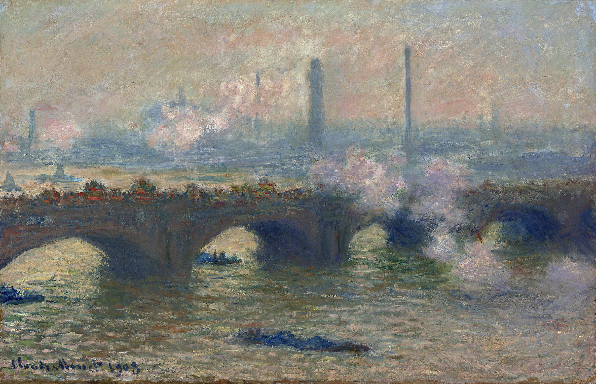 Waterloo Bridge,Gray Day (1903)