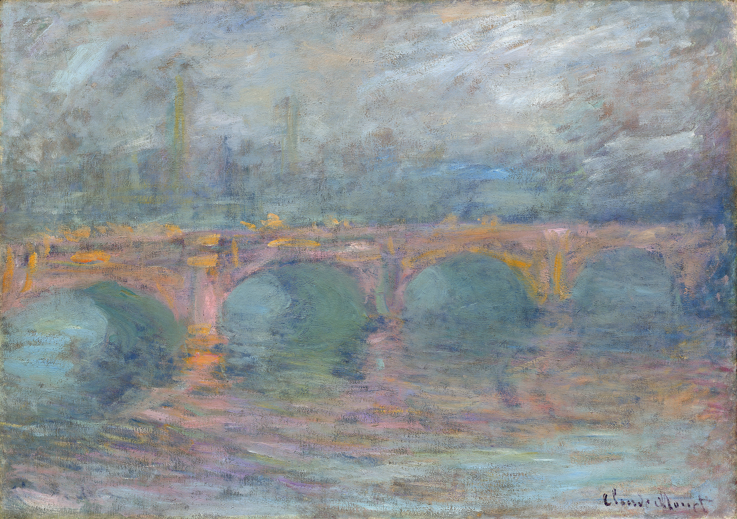 Waterloo Bridge,London at Sunset (1904)