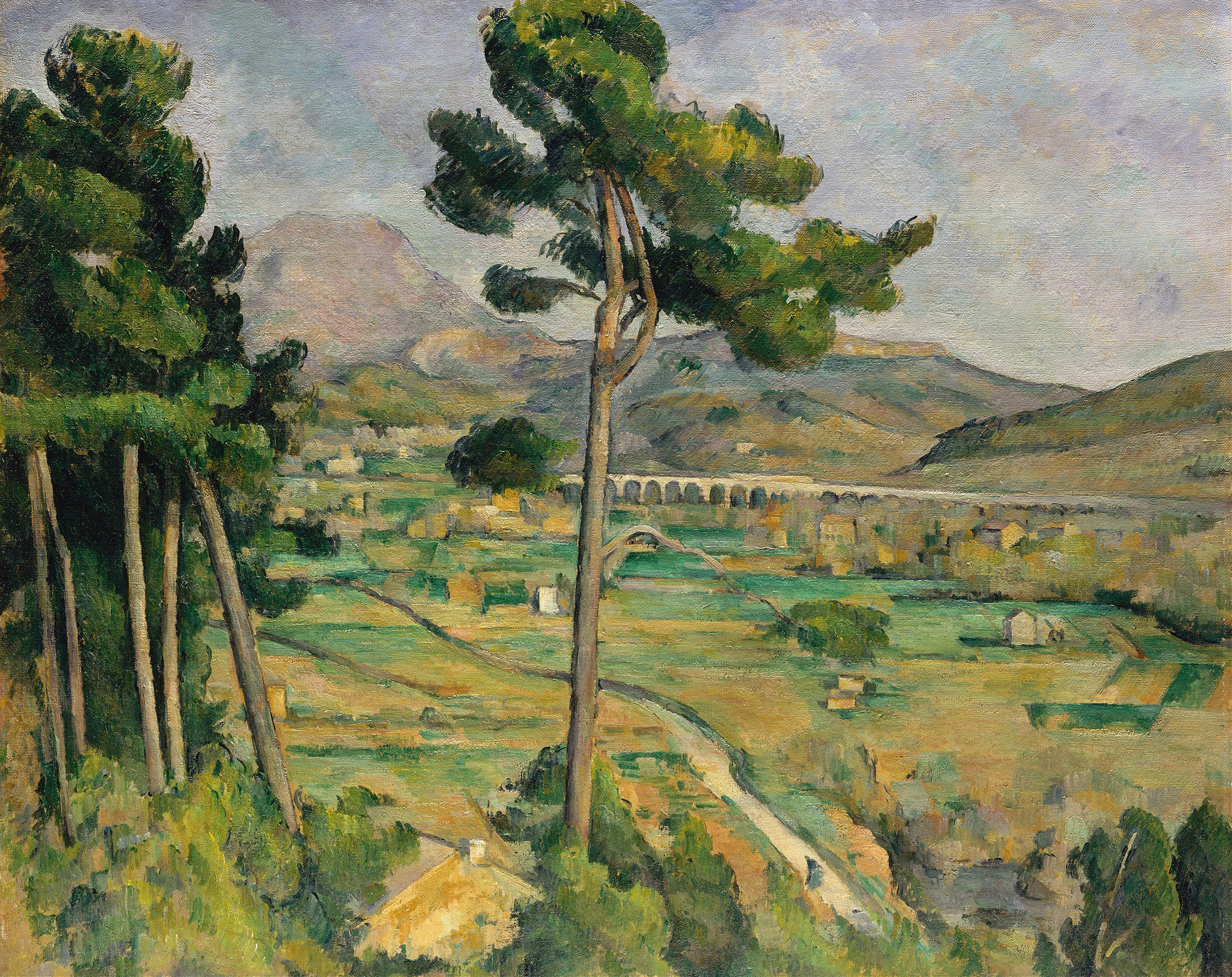 Mont Sainte-Victoire and the Viaduct of the Arc River Valley (1882–85)