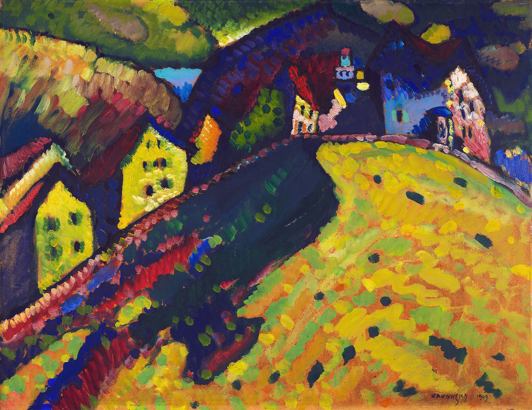 Houses at Murnau (1909)