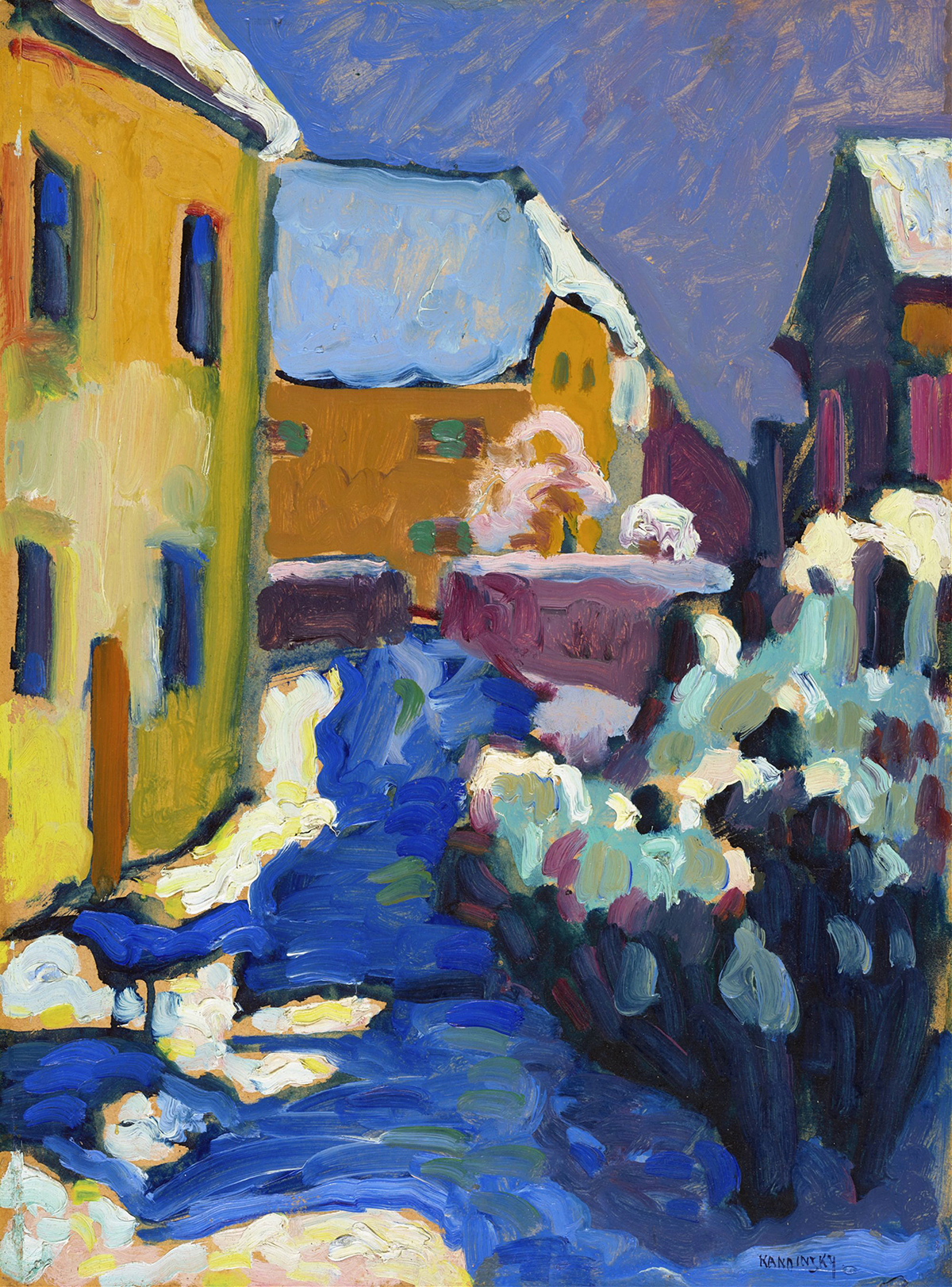 Cemetery and rectory in Kochel (1909)