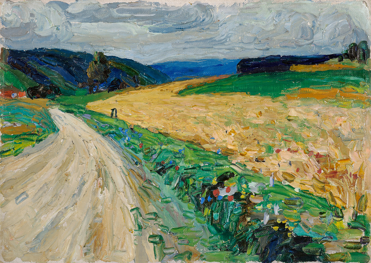 Kallmünz – Nature study on the yellow stagecoach (1903)