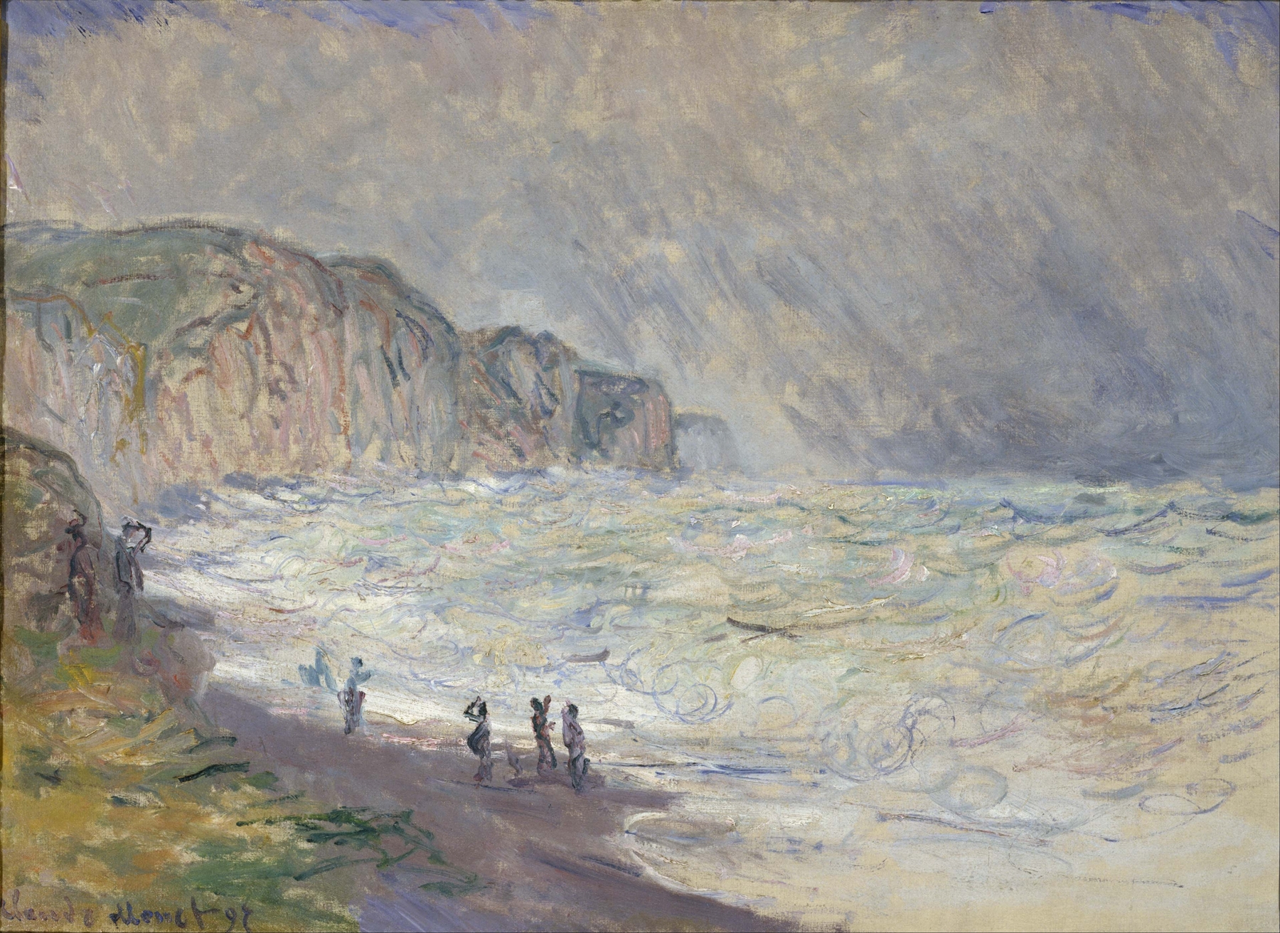 Heavy Sea at Pourville (1897)