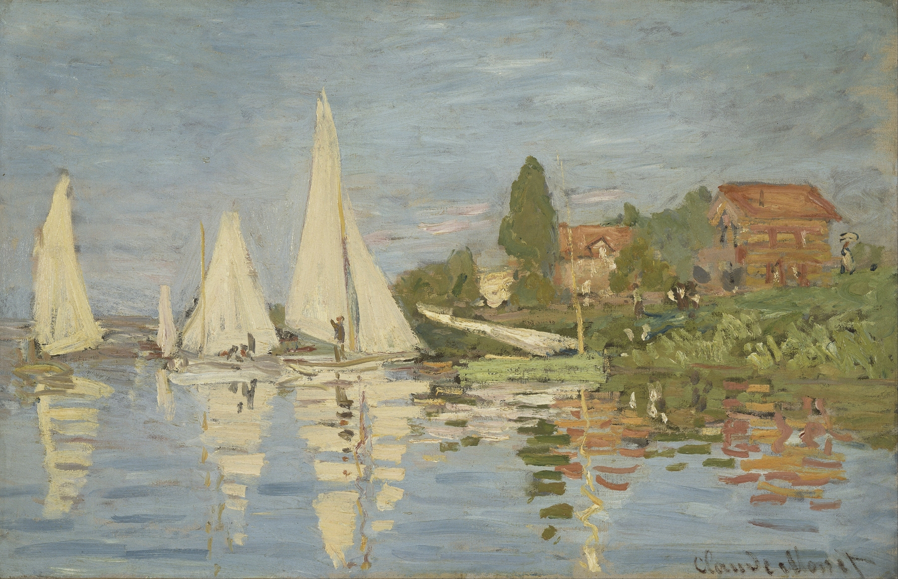 Regattas at Argenteuil (circa 1872)