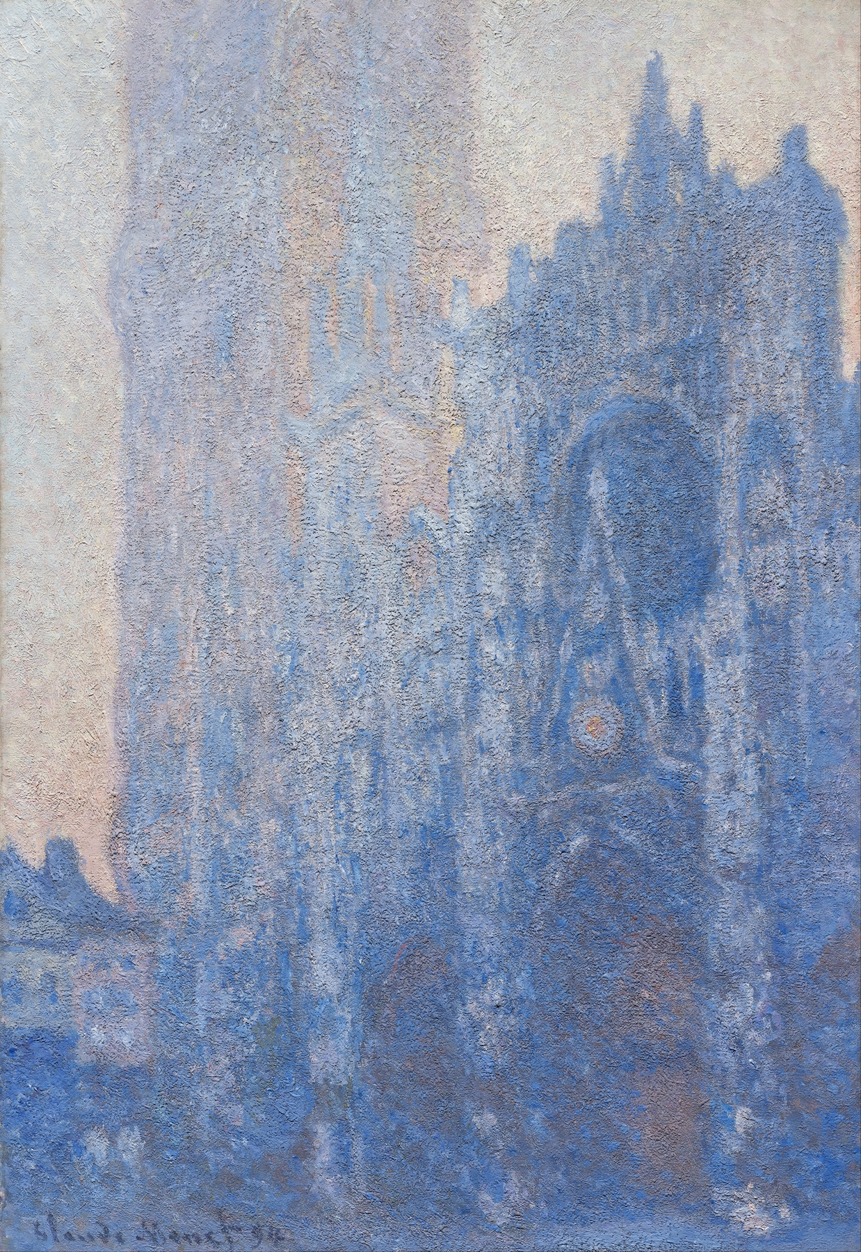 Rouen Cathedral Façade and Tour d’Albane (Morning Effect) (1894)