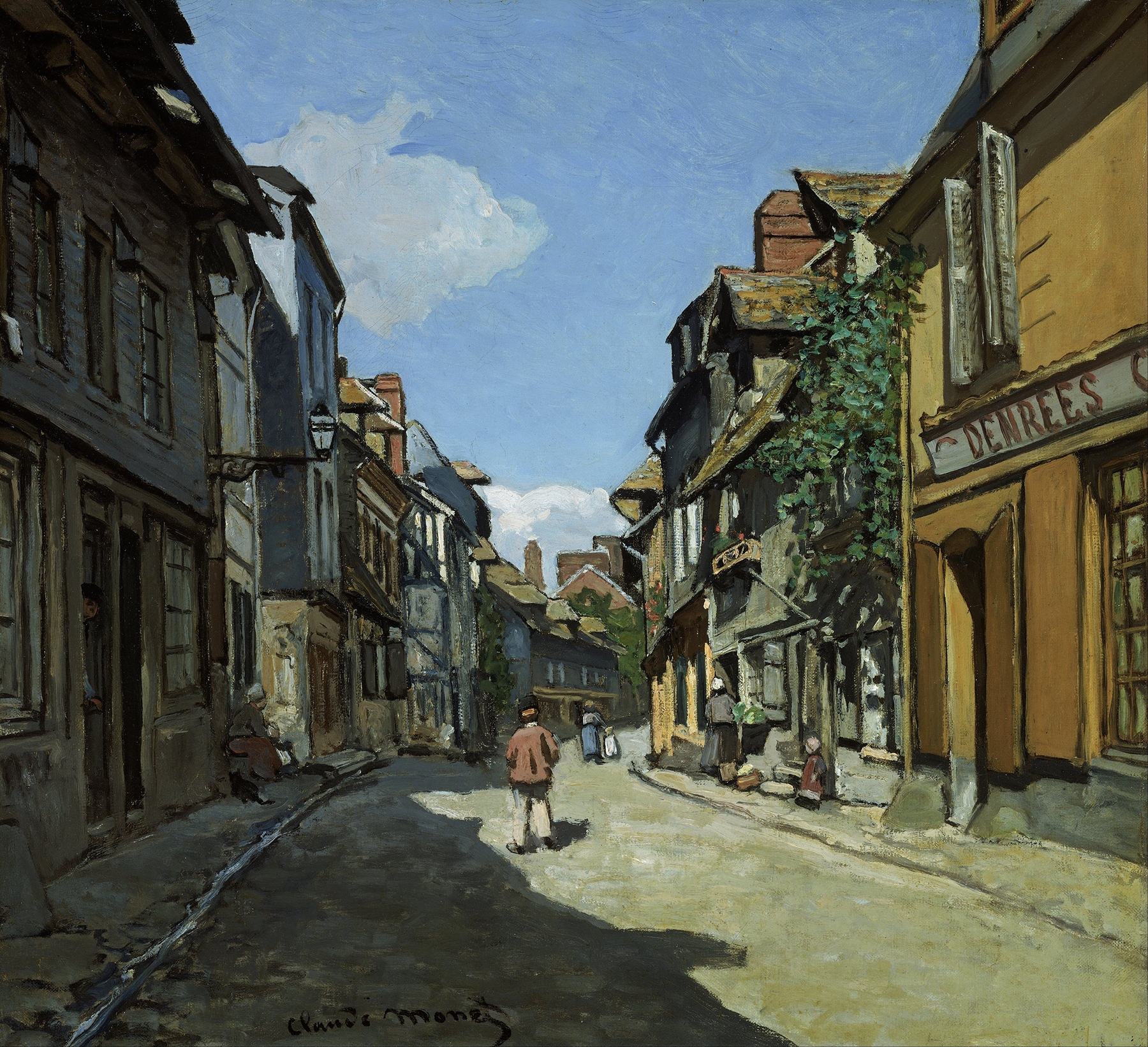 Rue de la Bavole, Honfleur (1864)