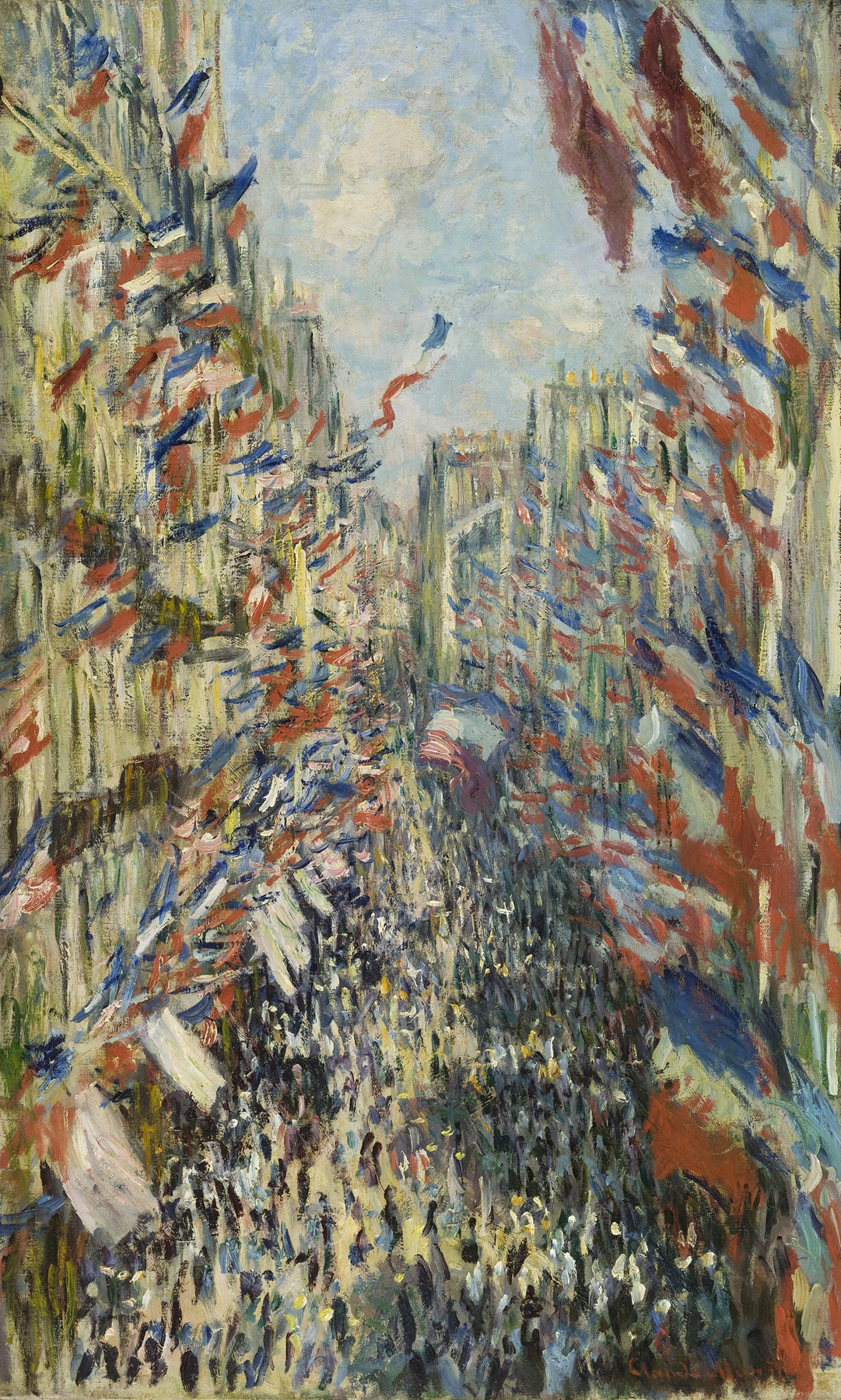 The Rue Montorgueil in Paris. Celebration of June 30, 1878 (1878)