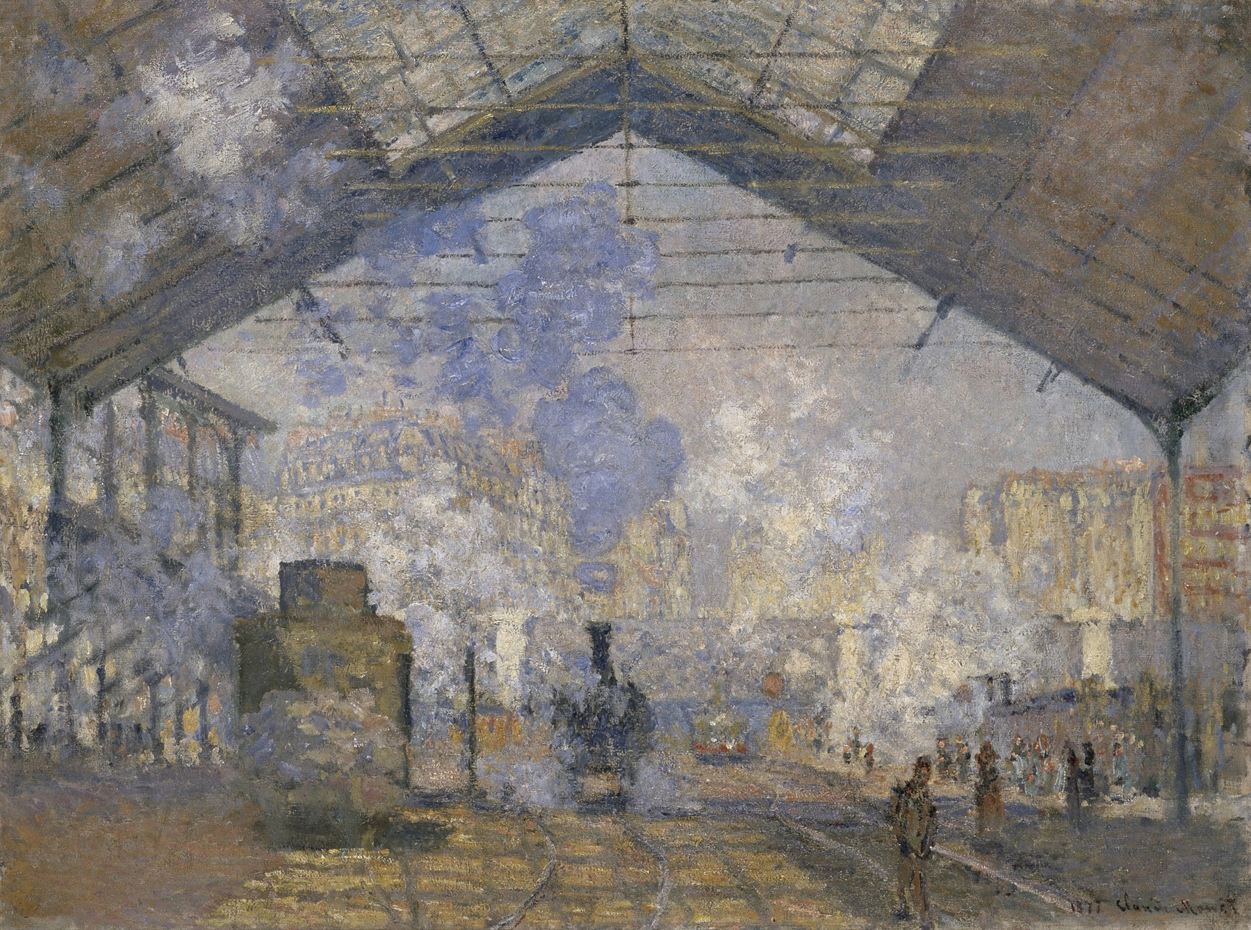 The Saint-Lazare Station (1877)