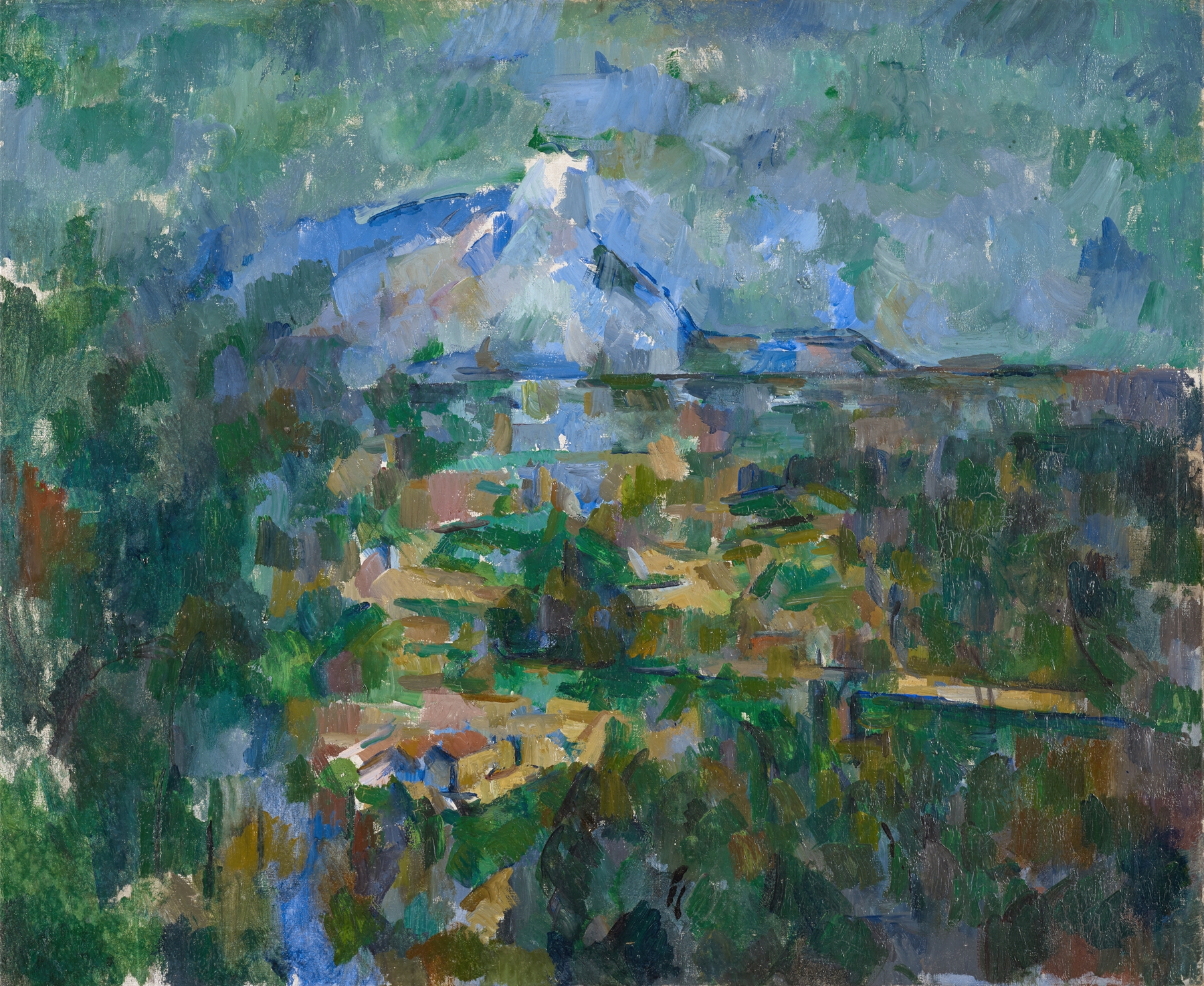 View of Mount Sainte-Victoire from Les Lauves (1904-1906)