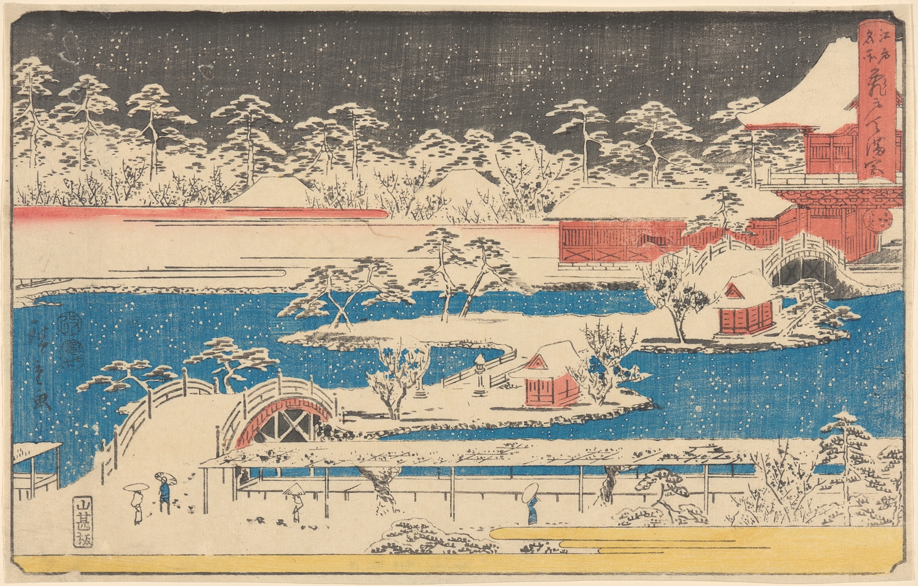 Kameido Temmaugu in Snow (19th century)