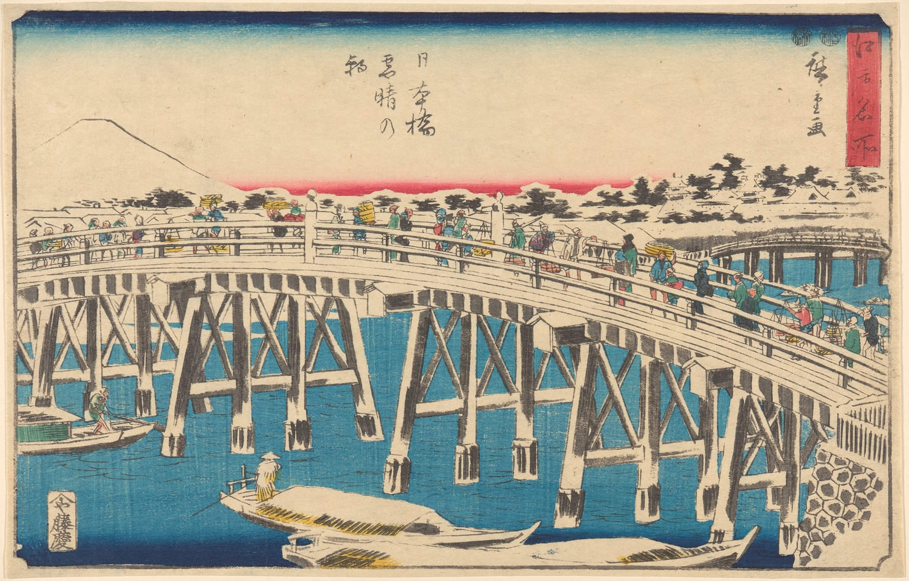 Nihonbashi in Snow (19th century)
