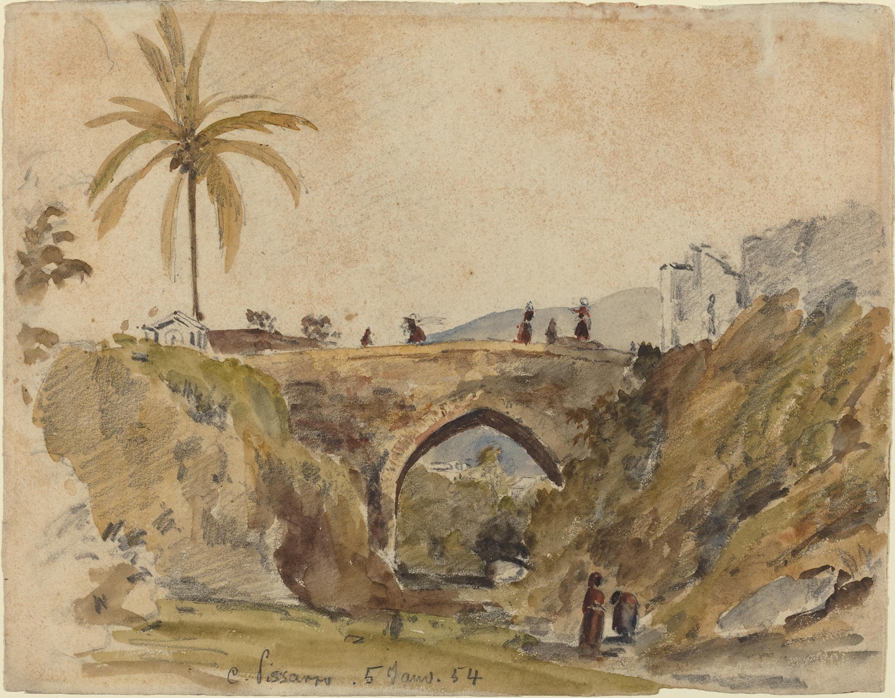 Bridge at Caracas (1854)