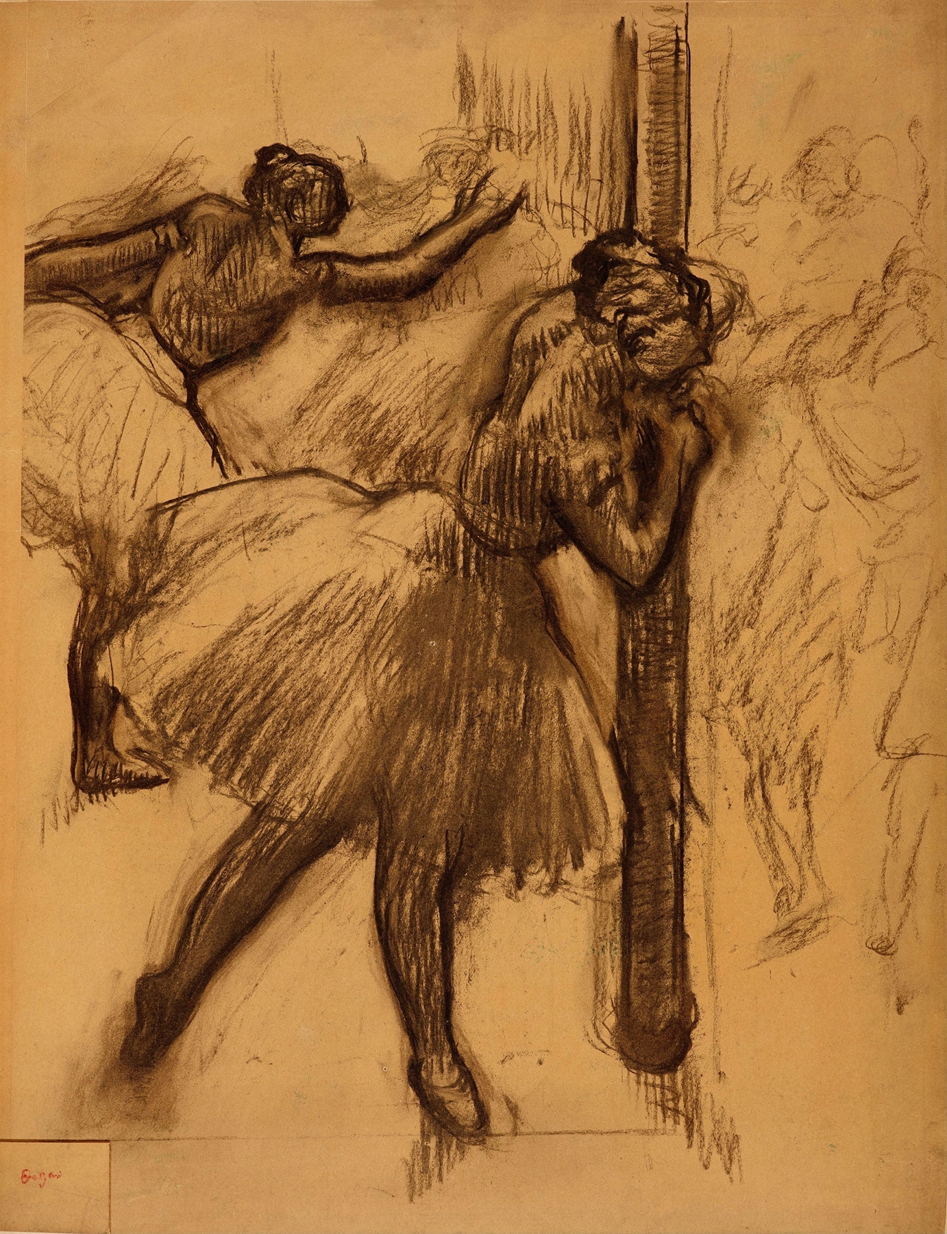 Danseuse, appuyée à une colonne (1895-1898)