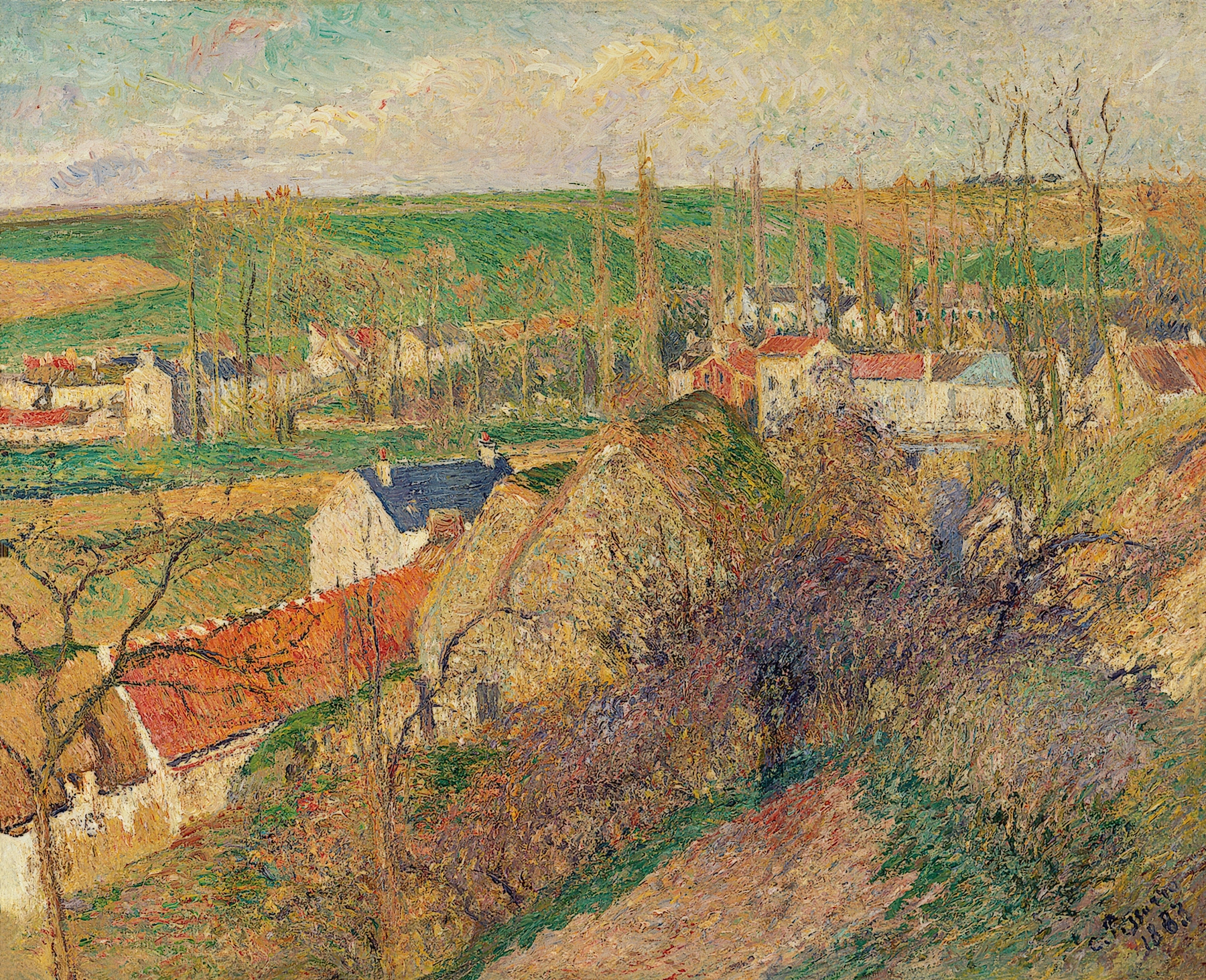 Vue Sur Le Village D’osny (1883)