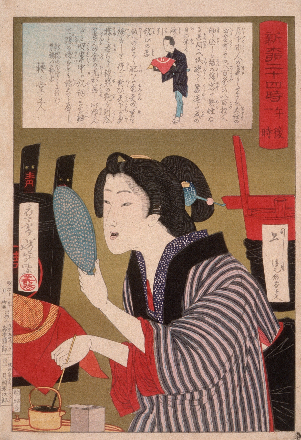 Geisha Blackening Teeth at 1;00 p.m. (1880)