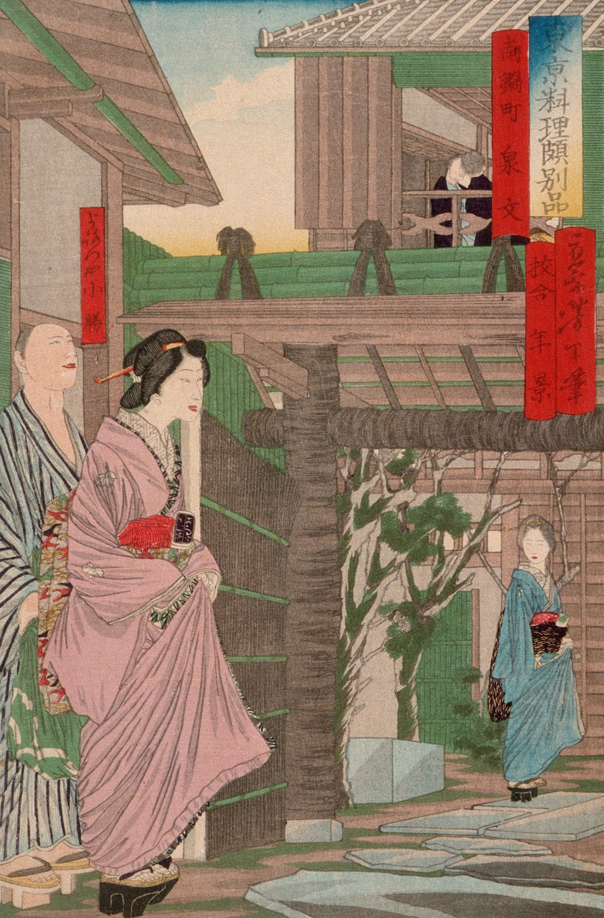 Izumibun Restaurant at Minami Nabechō (1871)