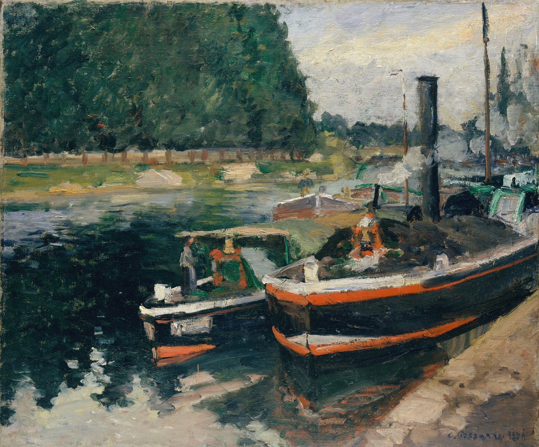 Barges at Pontoise (1876)