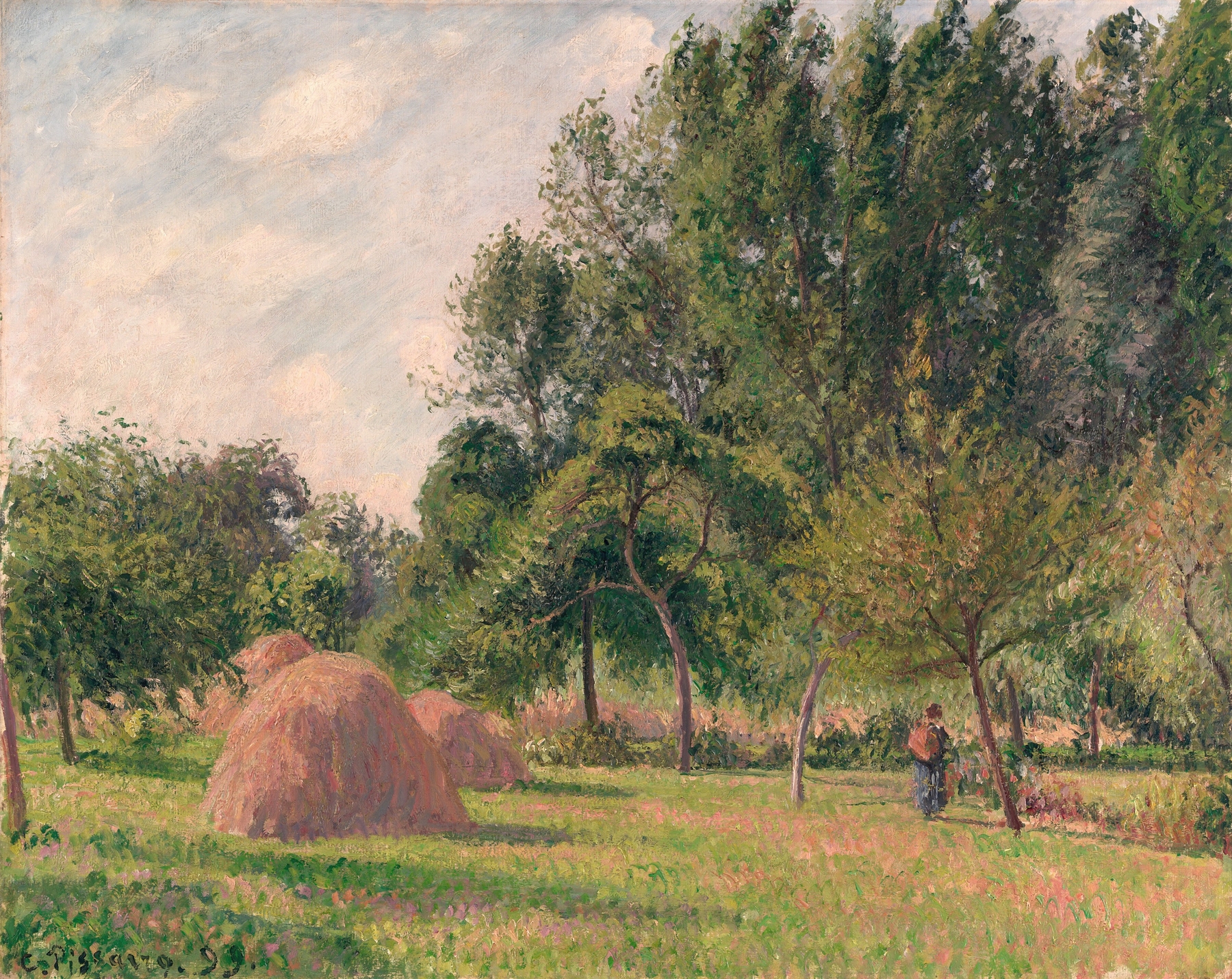 Haystacks, Morning, Éragny (1899)