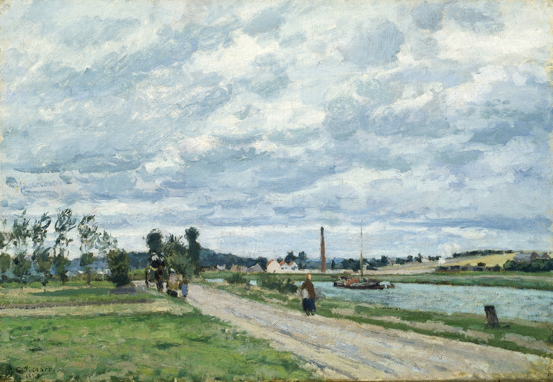 The Banks of the Oise near Pontoise (1873)