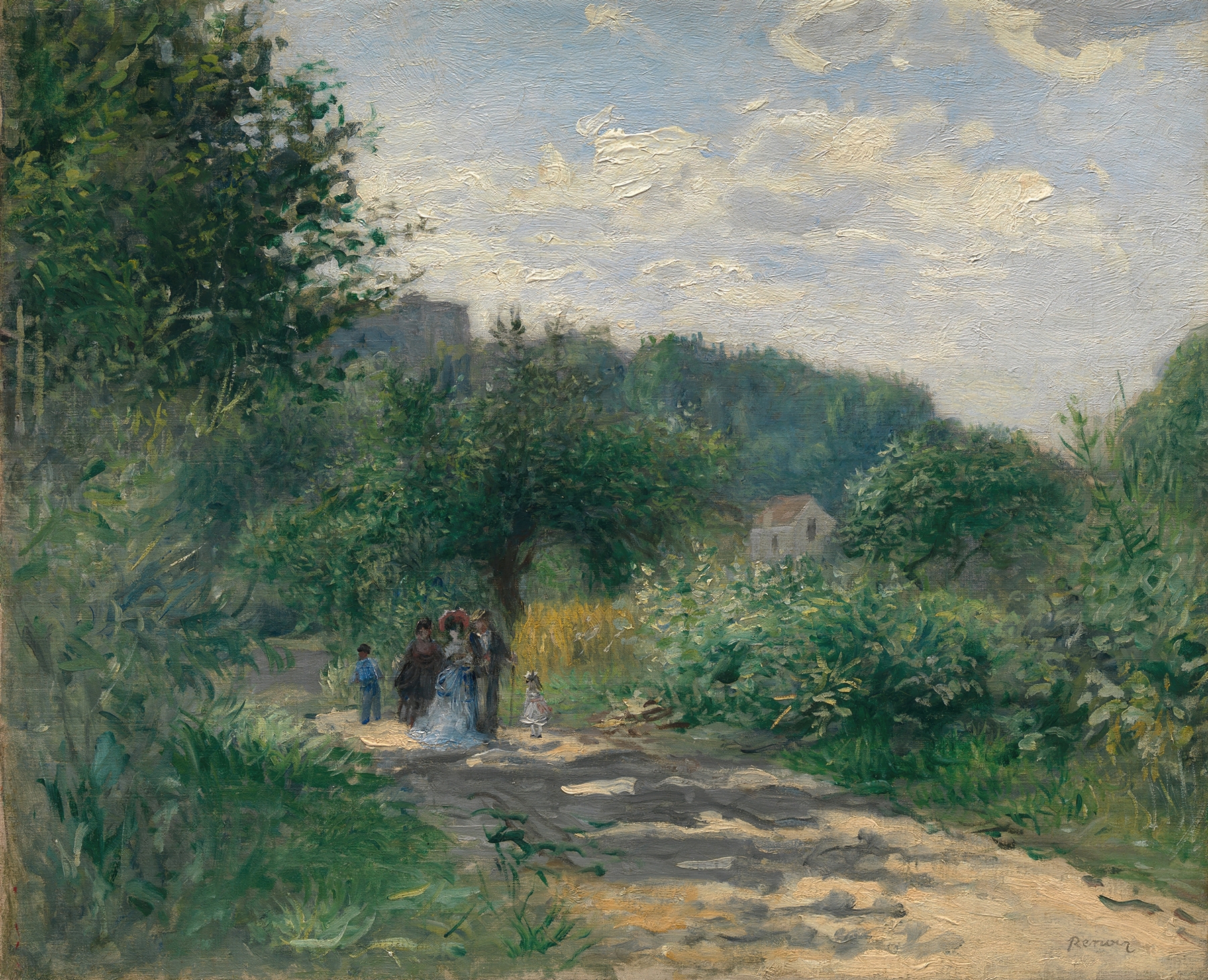 A Road in Louveciennes (ca. 1870)