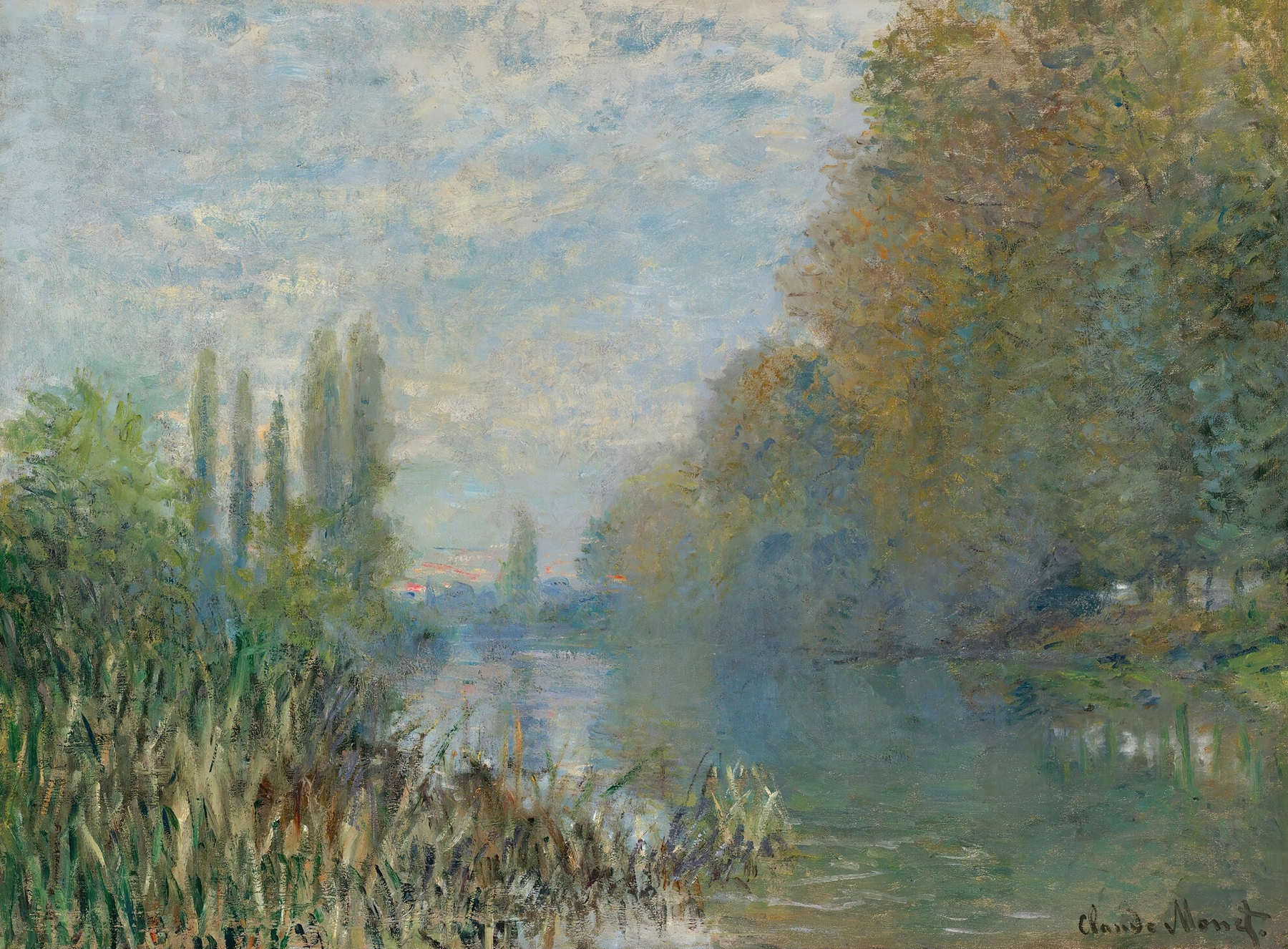 Bords De La Seine En Automne (1876)